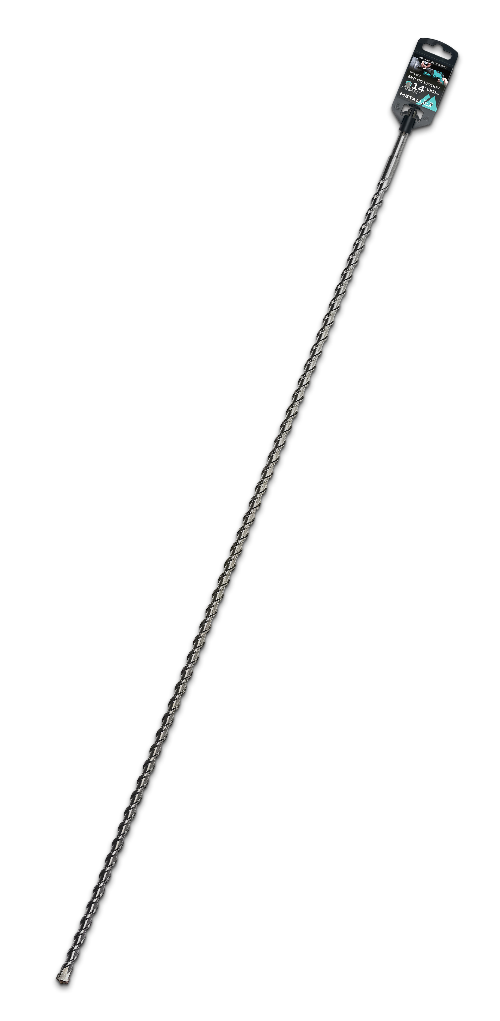 Изображение товара Бур по бетону SDS-plus METALLICA 14x1000 мм для перфораторов