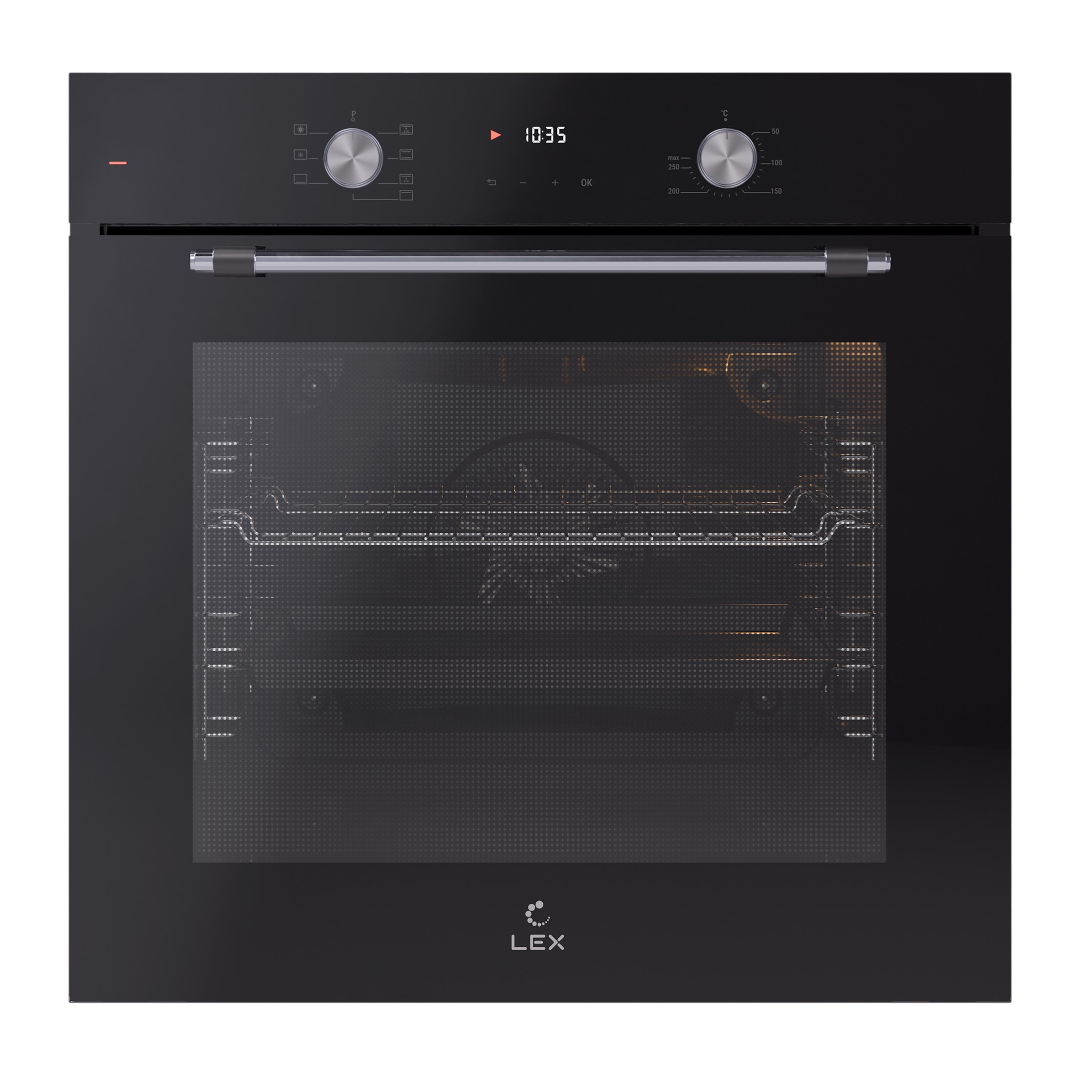 Изображение товара Духовой шкаф Lex EDP 671 BL MAX черный 78 л, автоматические режимы, таймер
