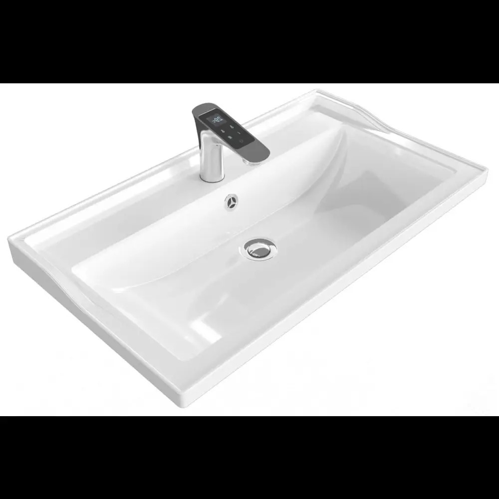 Изображение товара Раковина мебельная Versalia Fiesta 80 Белый глянец 80×45×13.5 см