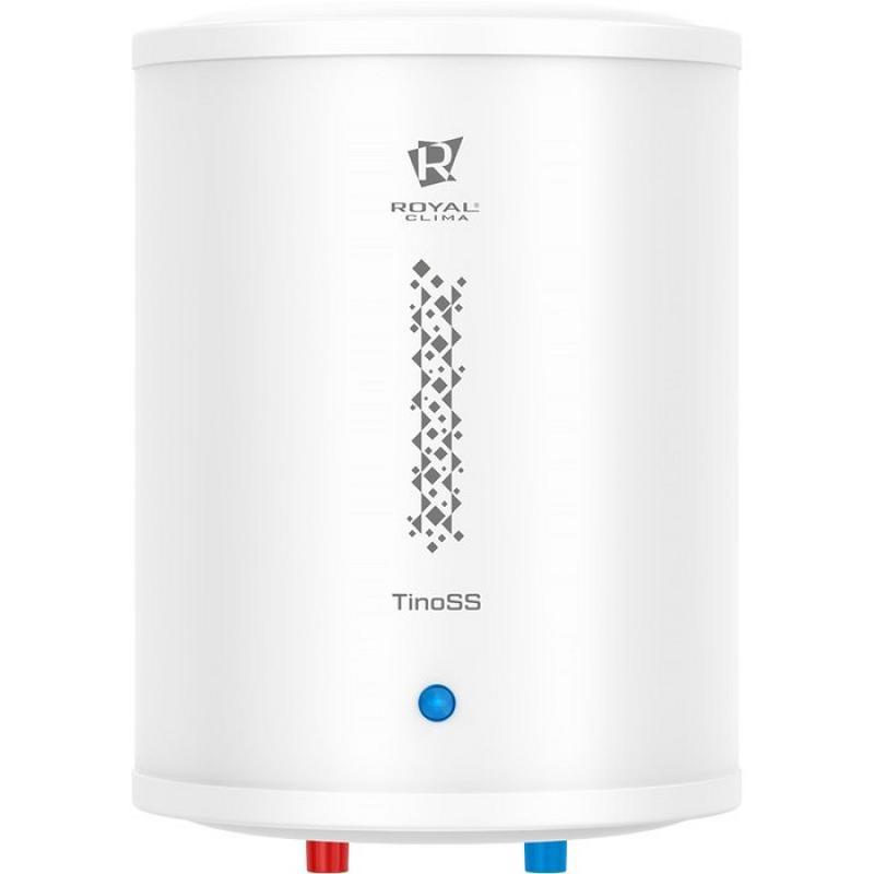 Изображение товара Накопительный водонагреватель электрический 10 л Royal Clima RWH-TS10-RSU 95429 1.5 кВт нержавеющая сталь мокрый ТЭН