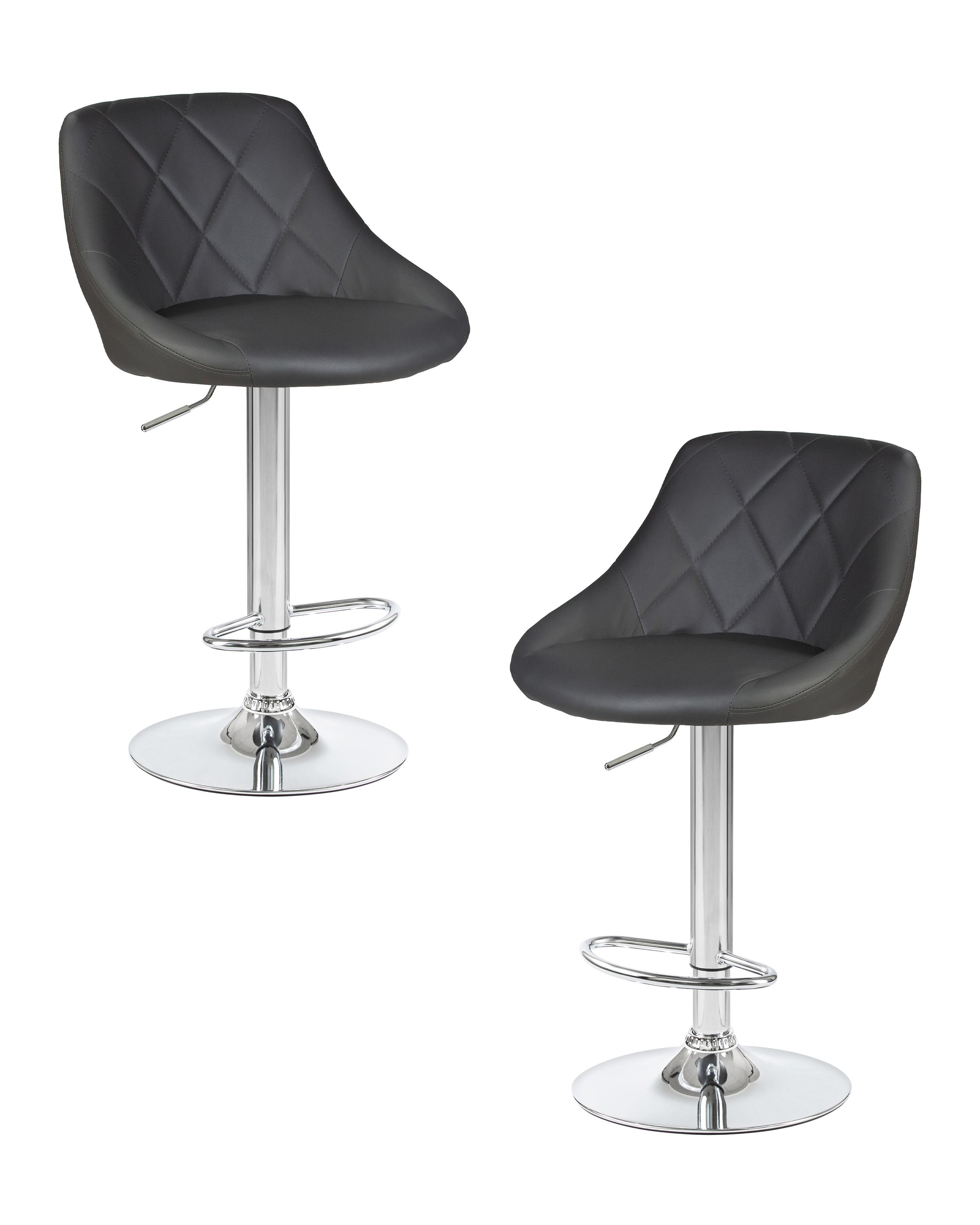 Изображение товара Барный стул Dobrin Logan lm-5007 45.5x106x48 см цвет серый 2 шт