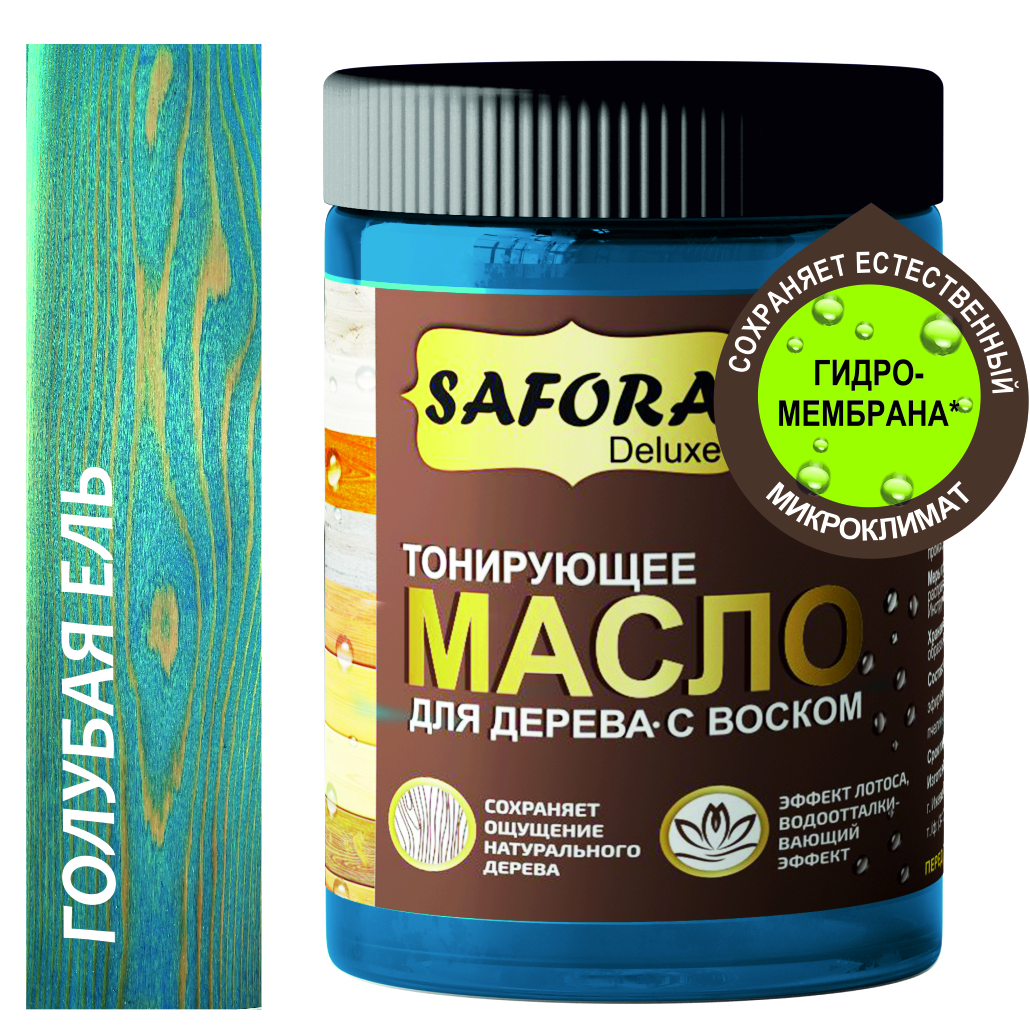 Изображение товара Масло для дерева Safora цвет голубая ель 50 мл Изображение товара Масло для дерева Safora цвет голубая ель 50 мл