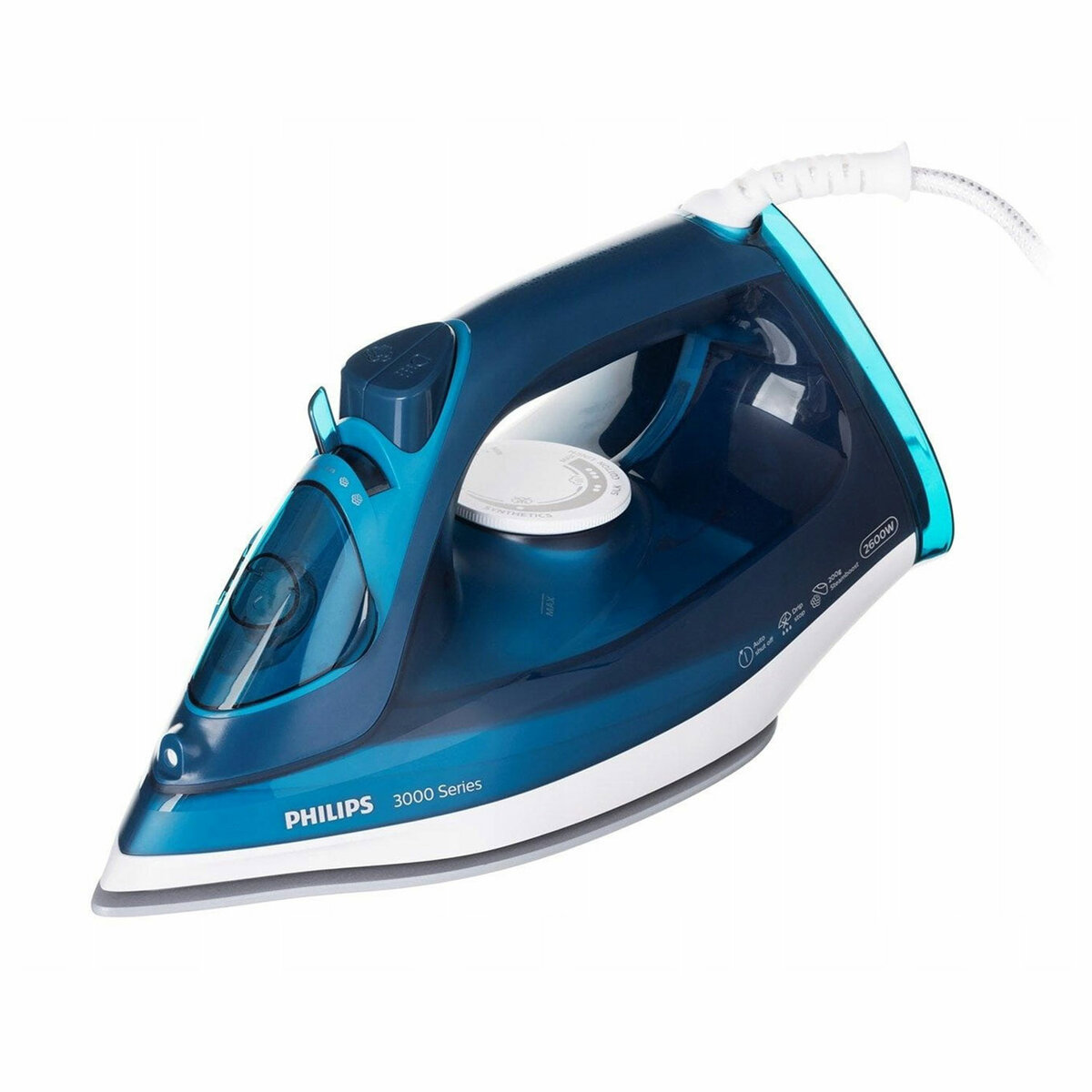 Изображение товара Утюг Philips DST3040/70 2600 Вт с вертикальным отпаривателем и керамической подошвой