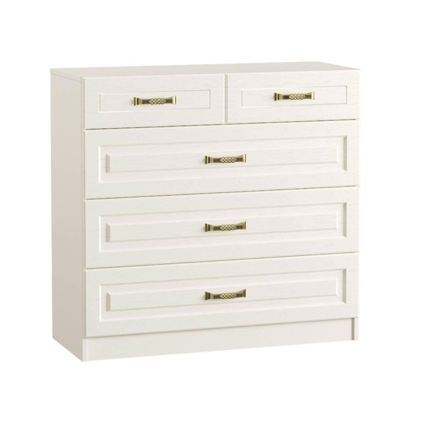 Изображение товара Комод Моби 4820833 3 ящика 100.1x41.3x95.3 см ЛДСП цвет белый