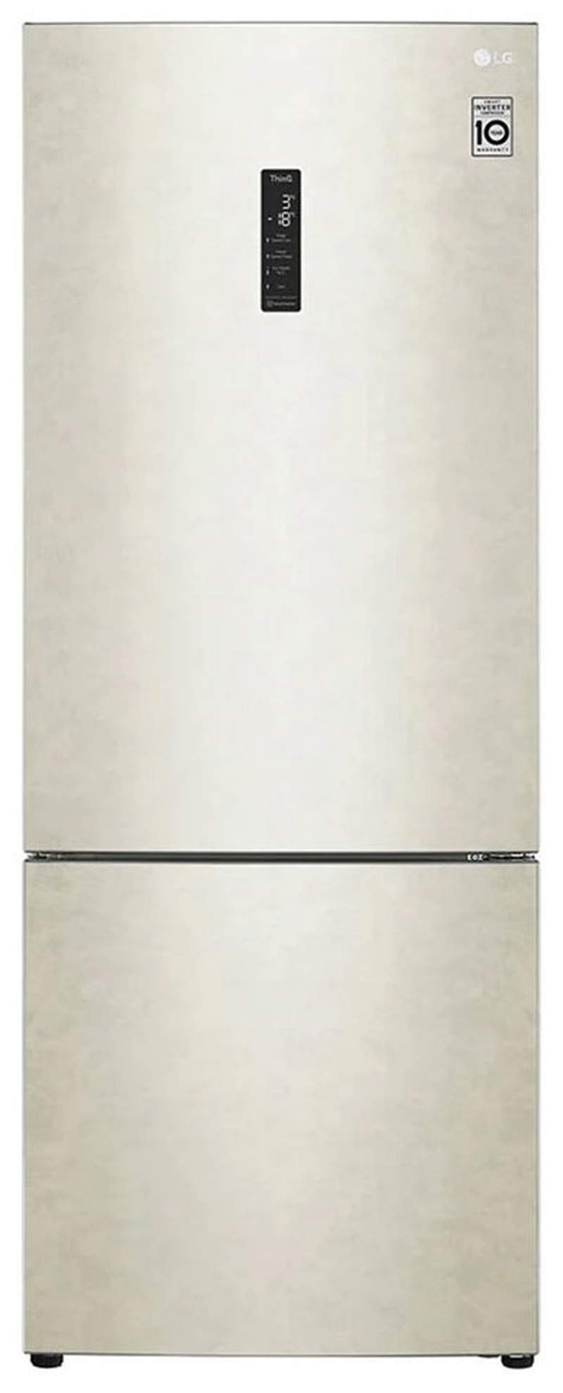 Изображение товара Холодильник Lg GC-B569PECM 70x185 см цвет бежевый