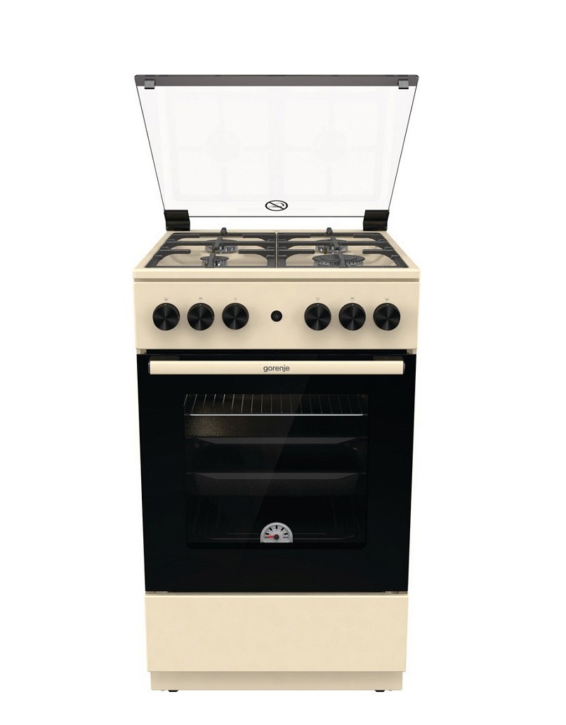 Изображение товара Газовая плита Gorenje GG5A21BEF 50x85x59.4 см бежевый с электроподжигом