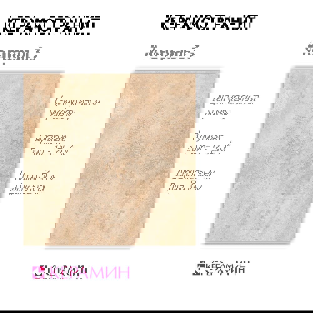 Изображение товара Керамогранит Керамин Монреаль CDB00016699_MSK 50x50см цвет бежевый