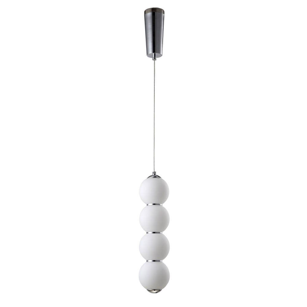 Изображение товара Светильник подвесной светодиодный Crystal Lux 0470/204 2 м² нейтральный белый свет цвет хром