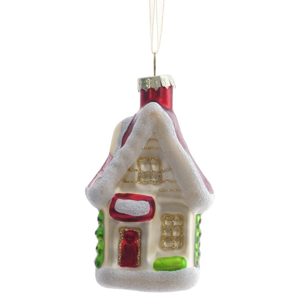 Изображение товара Ёлочная игрушка 813304 разноцветная 10 см стекло для новогодней елки