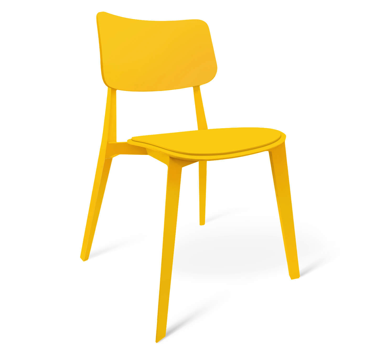 Изображение товара Стул Sheffilton 2249343204 40x82.5x55.5 см полипропилен цвет желтый