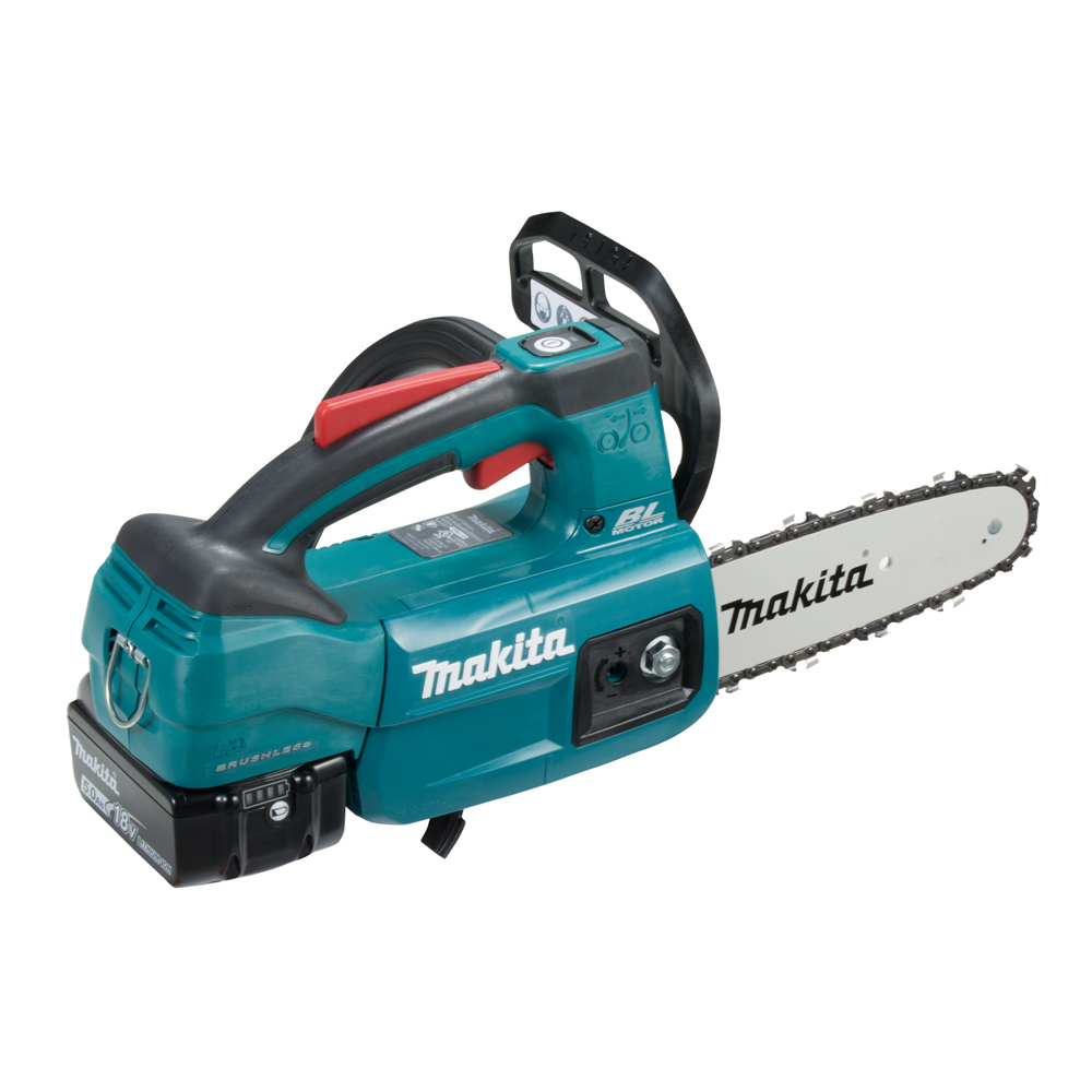 Изображение товара Пила аккумуляторная бесщёточная Makita Duc204sf 18 В шина 20 см 1x3 Ач АКБ и ЗУ в комплекте