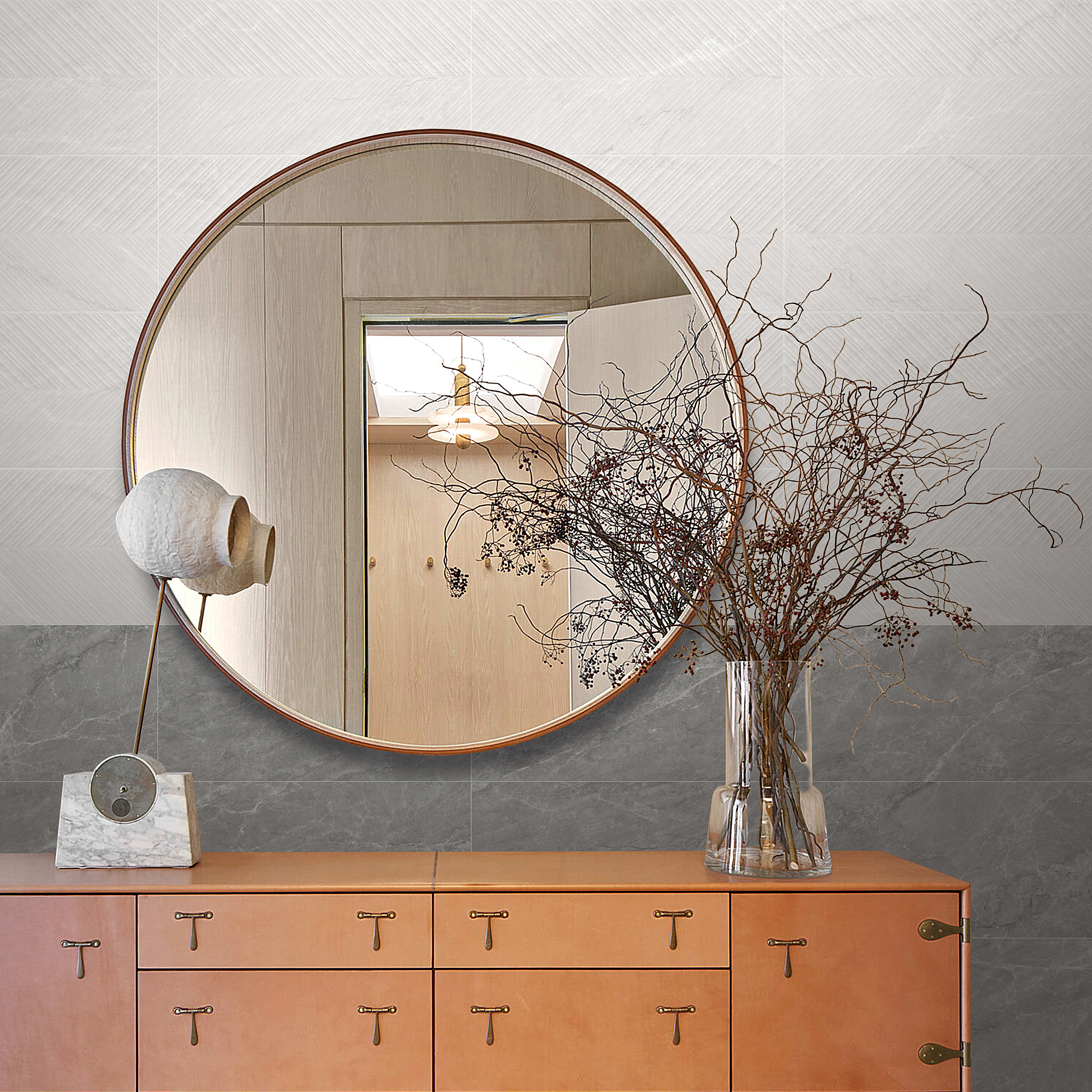 Изображение товара Керамическая плитка Керамин Стоунхендж 60x30 см серого цвета