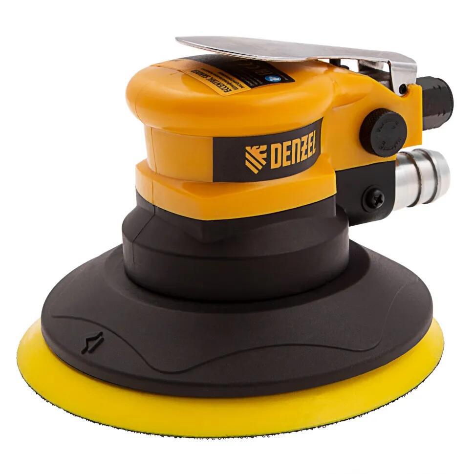 Изображение товара Эксцентриковая шлифовальная машина пневматическая Denzel EPG150 92 л/мин, 150 мм