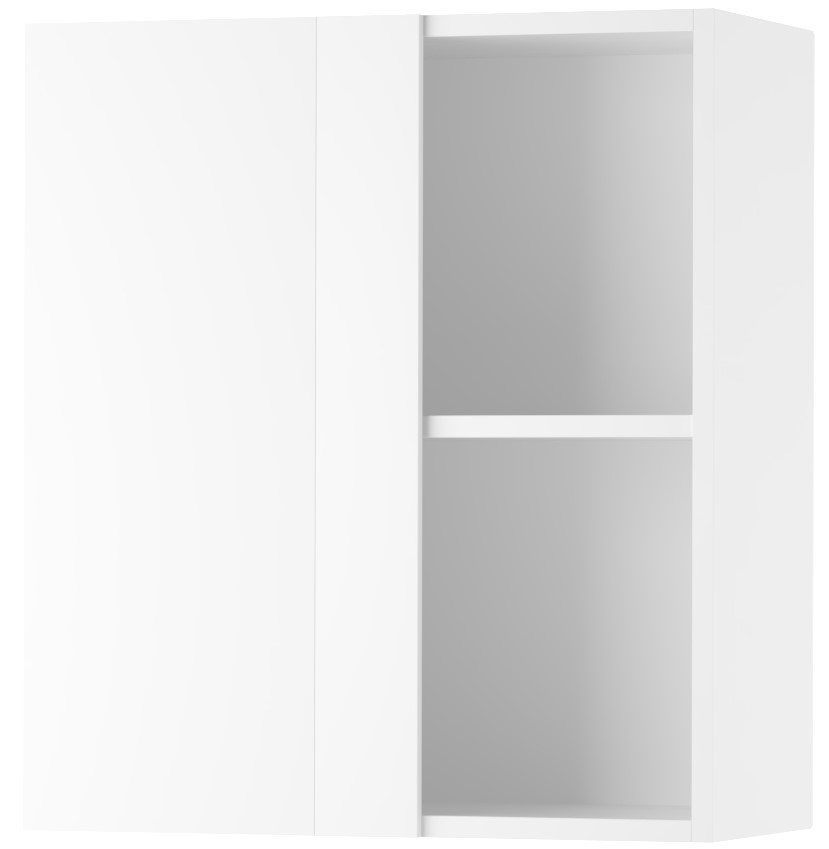 Изображение товара Корпус навесного шкафа Нева ВУ 600 60x67x28 см из ЛДСП белый