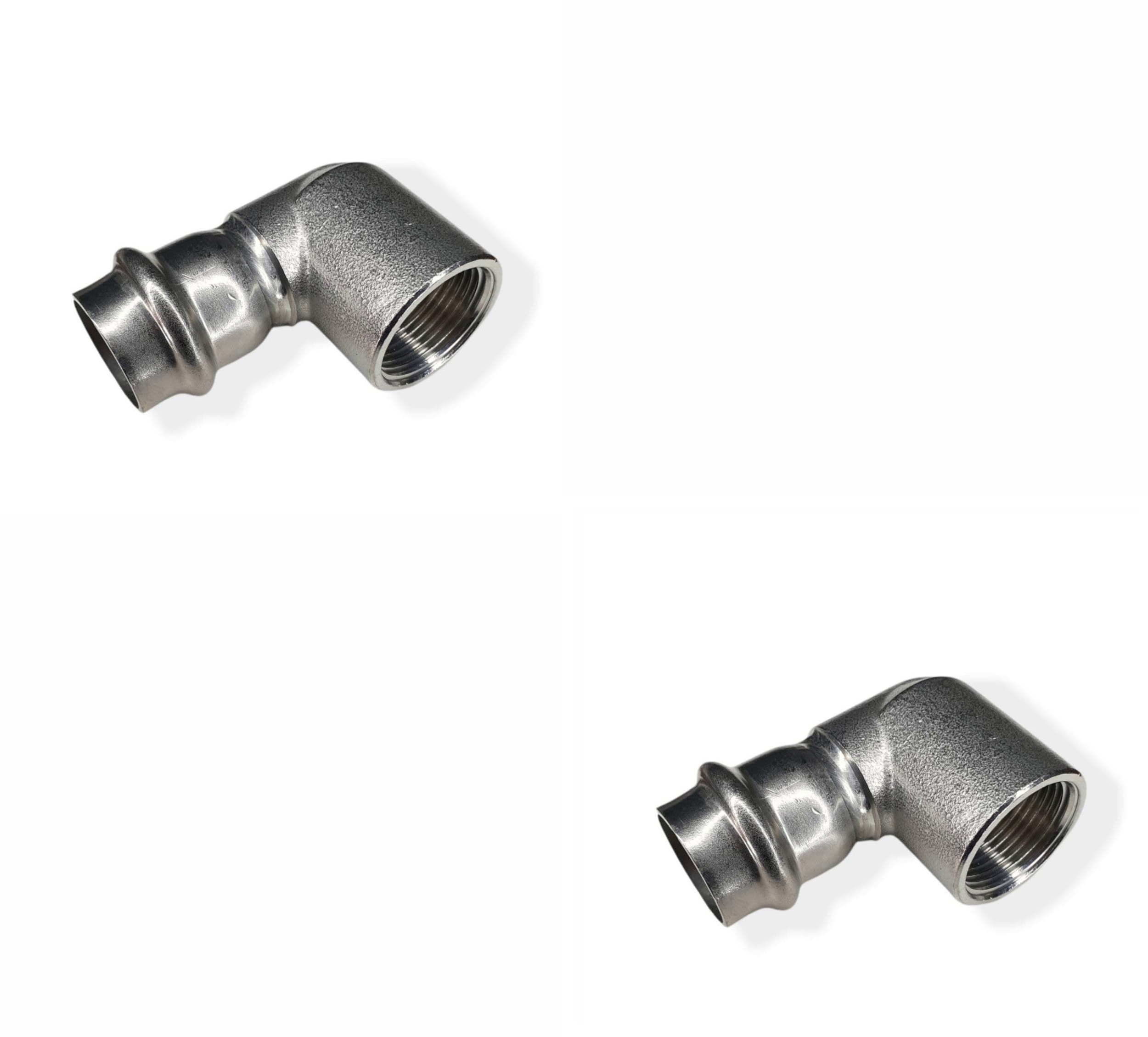 Изображение товара Угол комбинированный 90° Zeissler 1/2"x22 ВР латунь 2 шт ZTI.552.002204-2