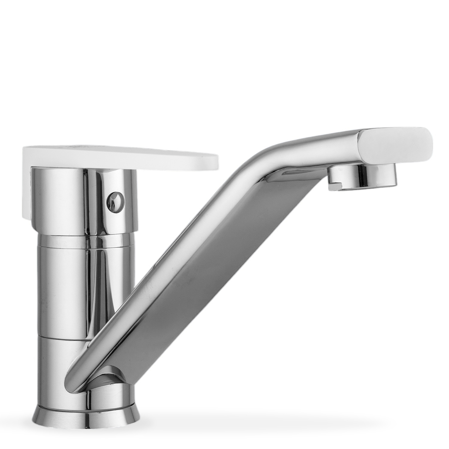 Изображение товара Кухонный смеситель Diadonna D87-449105W с поворотным изливом и аэратором