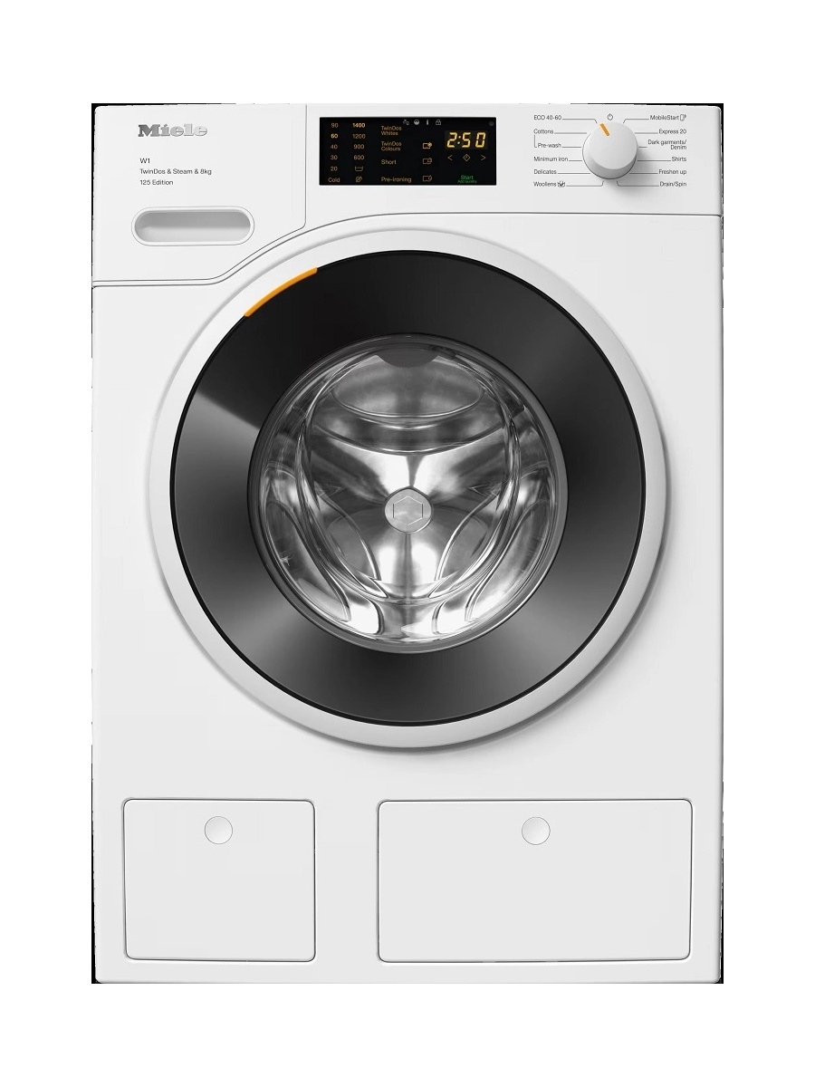 Изображение товара Стиральная машина Miele WWB680 WCS 125 Edition 8 кг белый фронтальная белая крышка
