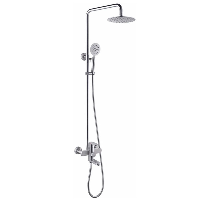 Изображение товара Душевая система Haiba HB24806 Сатиновый цвет 1 режим верхний душ 20 см