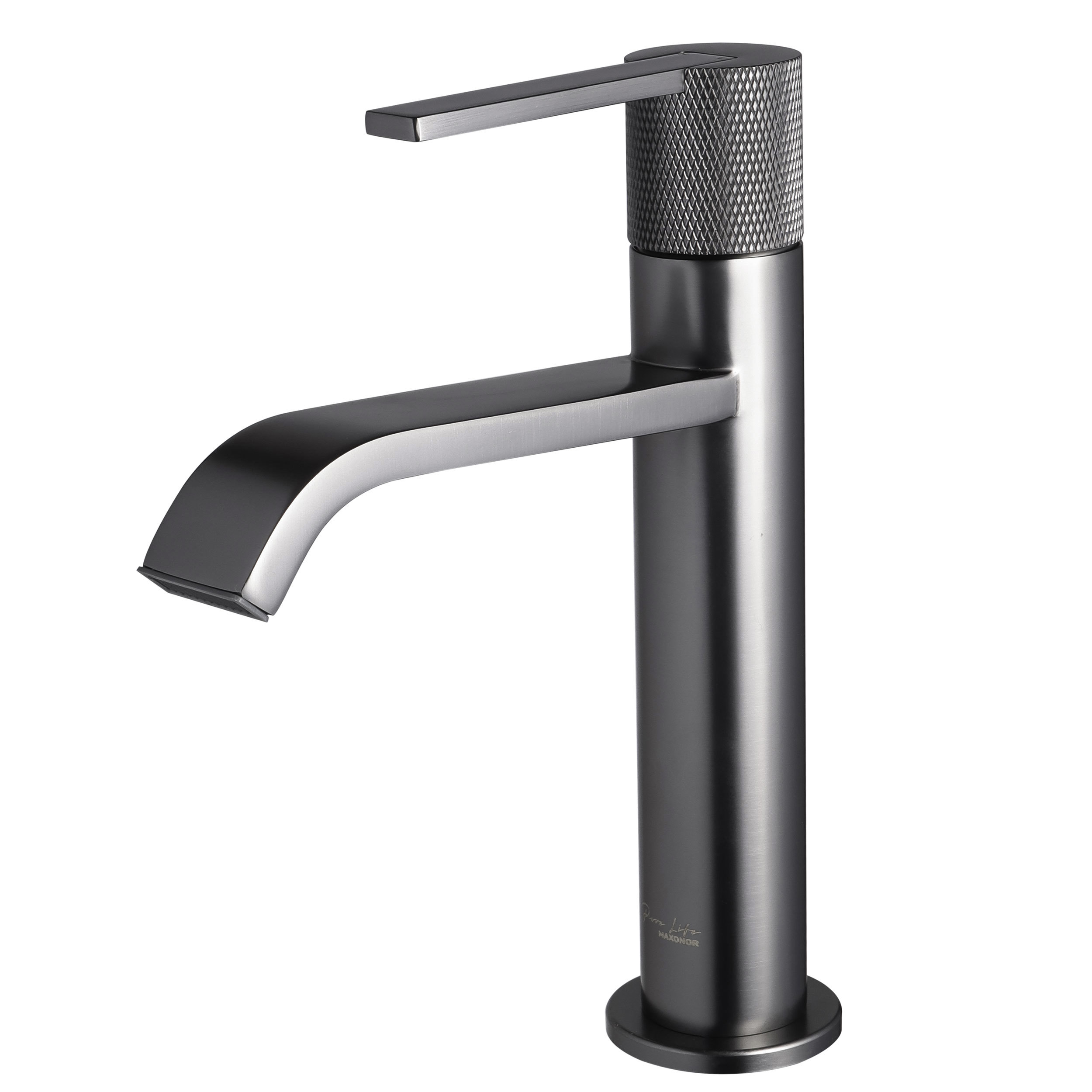 Изображение товара Смеситель для раковины Maxonor Pure Life Beauty PL 1084-9 однорычажный графит