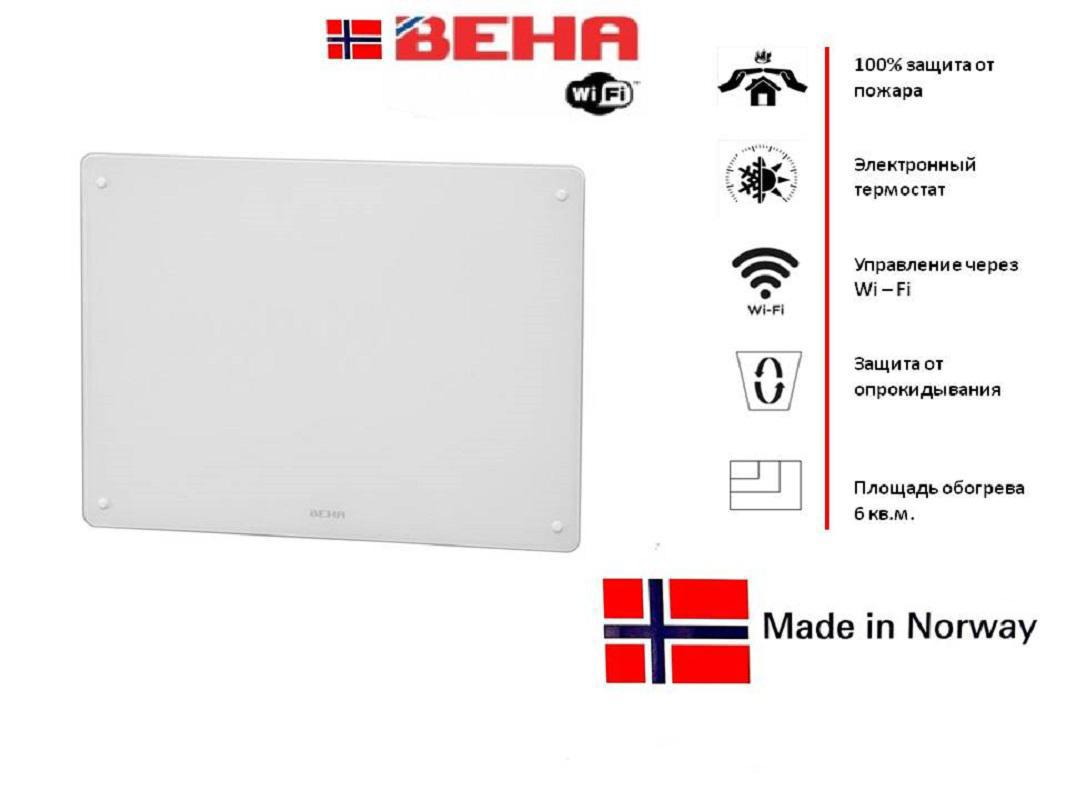 Изображение товара Электрический конвектор Beha PGV 6 Wi-Fi с электронным термостатом 600 Вт для дома и офиса