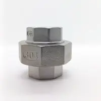 Изображение товара Американка прямая Ifitting 1/8"x1/8" ВР нержавеющая сталь КНР