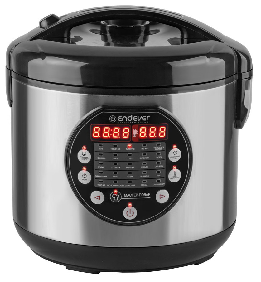 Изображение товара Мультиварка Endever Vita-121 5 Л 25 программ сталь черный