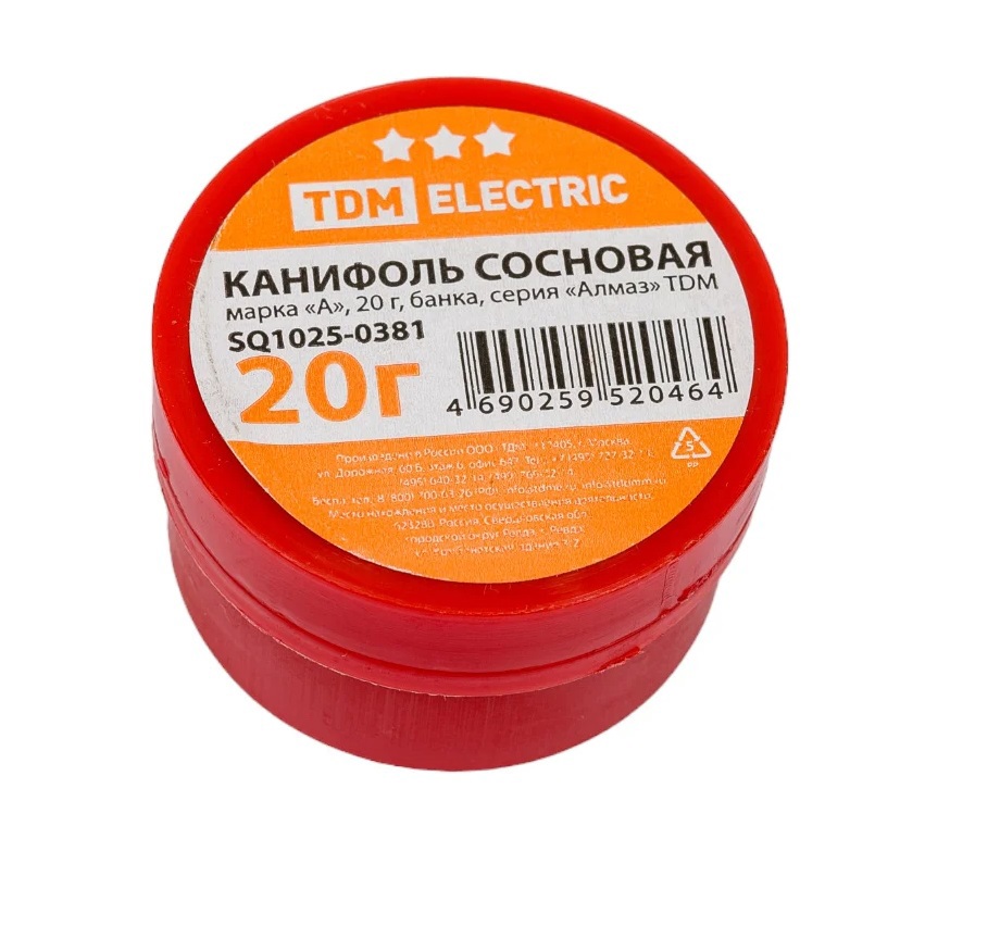 Изображение товара Припой Tdm electric Алмаз 20 г, 30 шт для пайки и лужения металлов