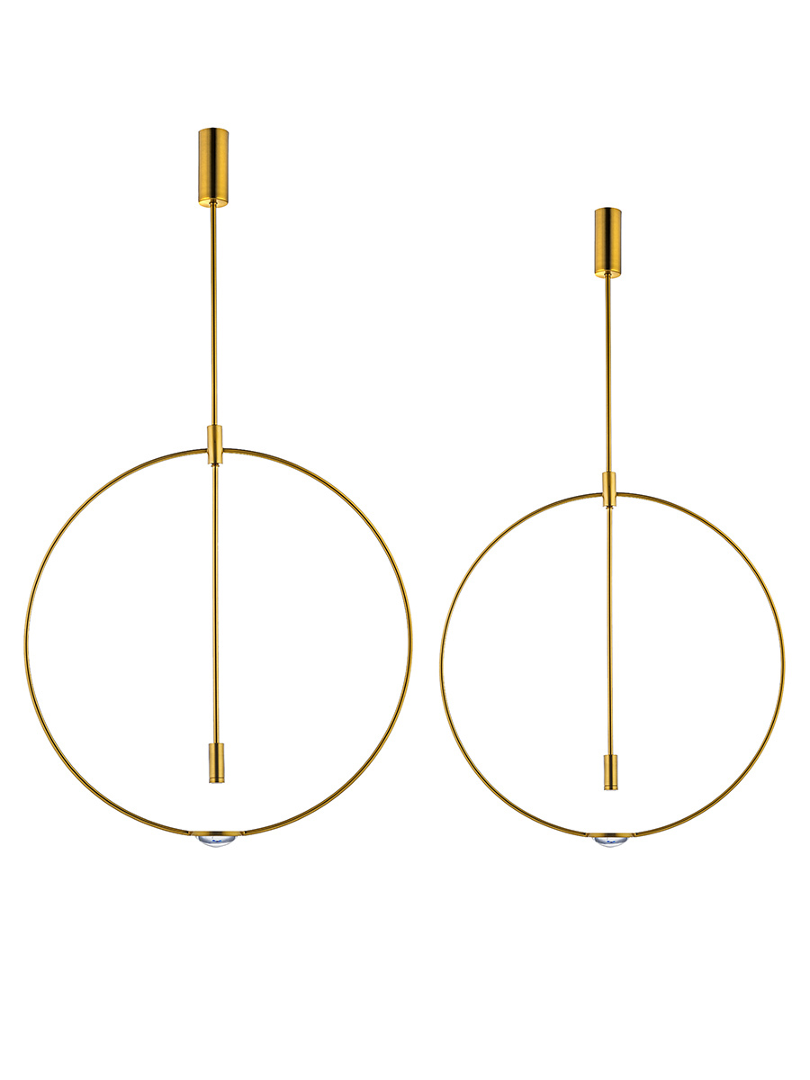 Изображение товара Светильник подвесной светодиодный Lightona Alm-3011 15 м² нейтральный белый свет цвет латунь