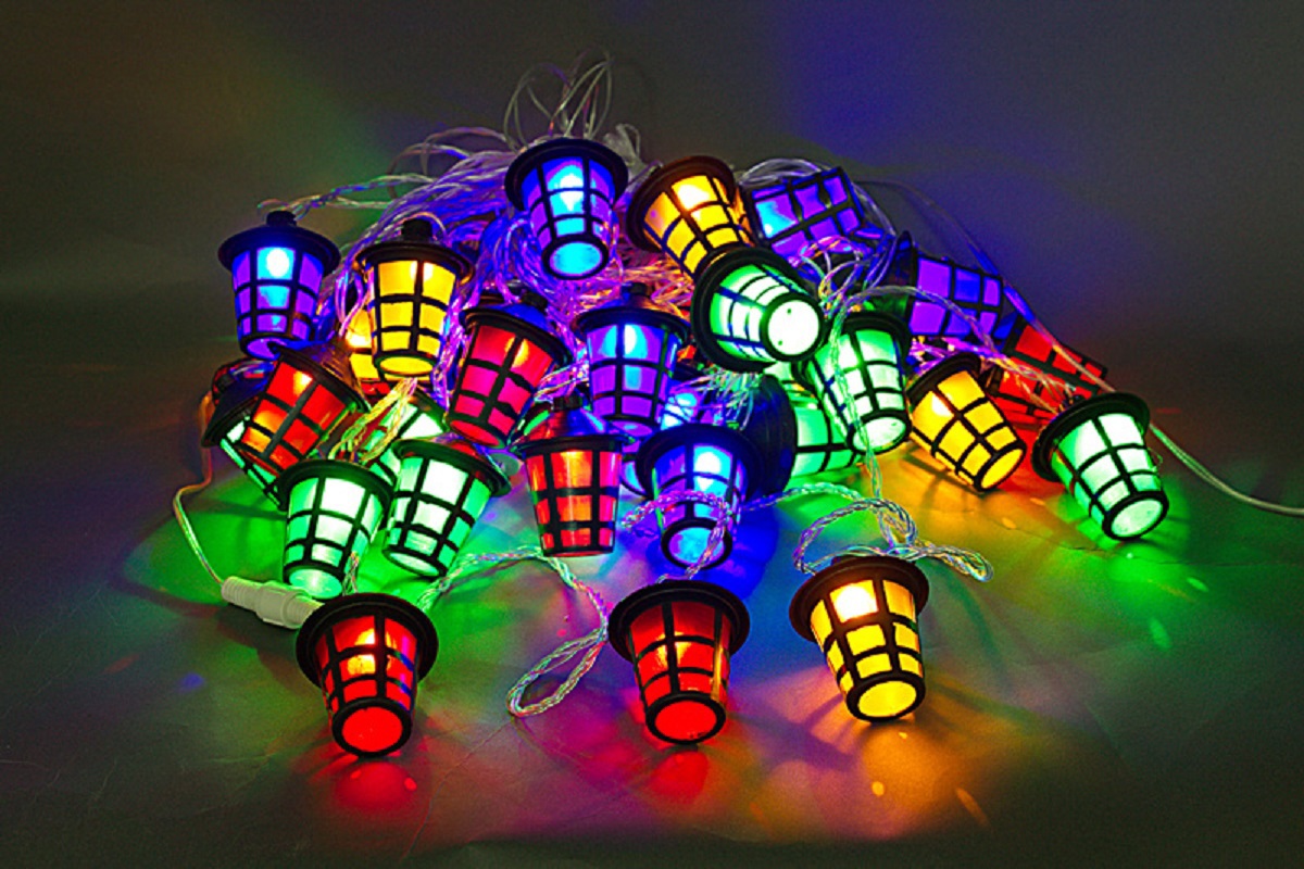 Изображение товара Электрогирлянда комнатная Sneha A-209A 20м 40 ламп разноцветная постоянный режим