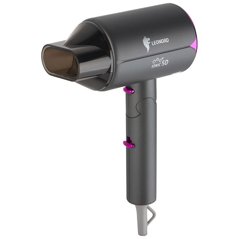 Изображение товара Фен для волос Leonord LE-1212 с ионизацией 3 режима складная ручка 1800-2000 Вт