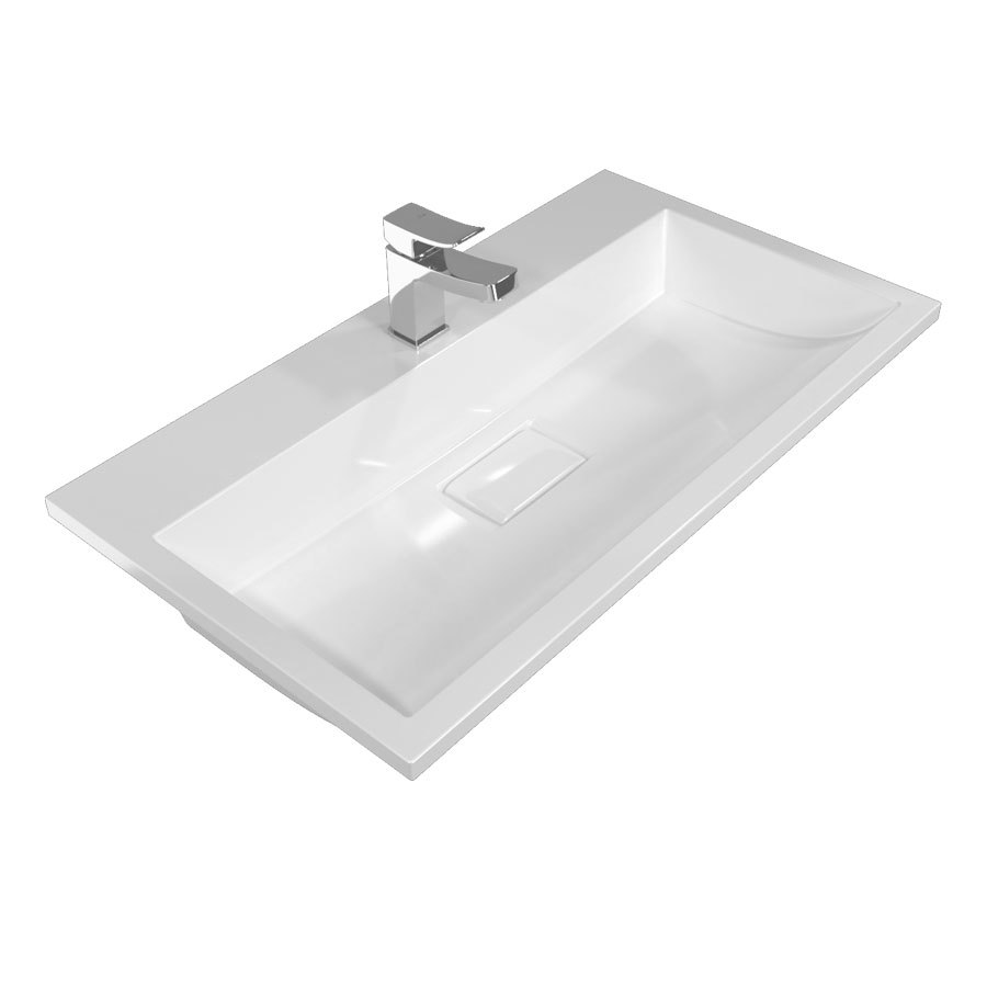 Изображение товара Раковина мебельная Versalia Absolute 80x15 см цвет белый