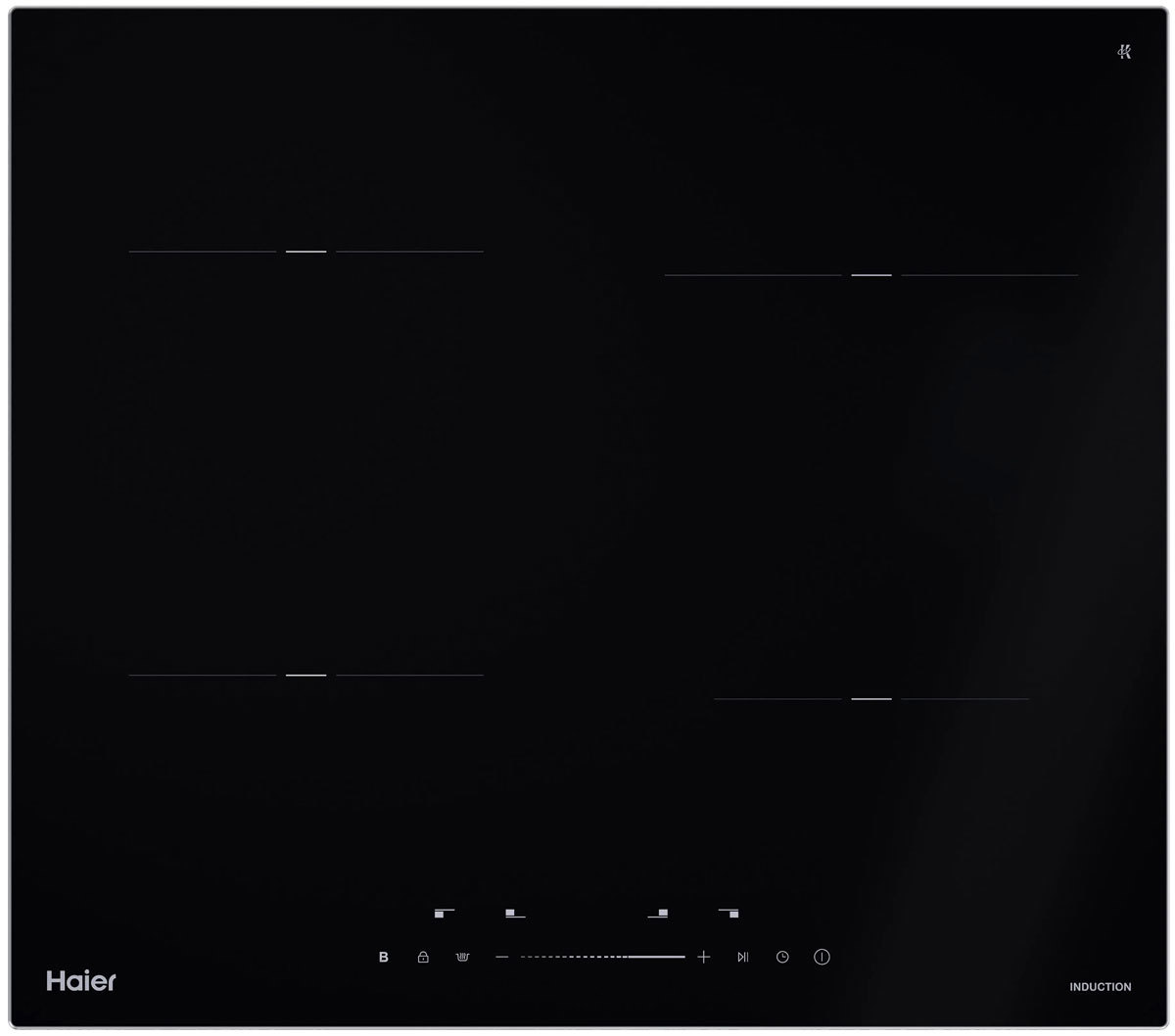 Изображение товара Электрическая варочная панель Haier HHY-Y64TVAB 59 см 4 конфорки цвет черный