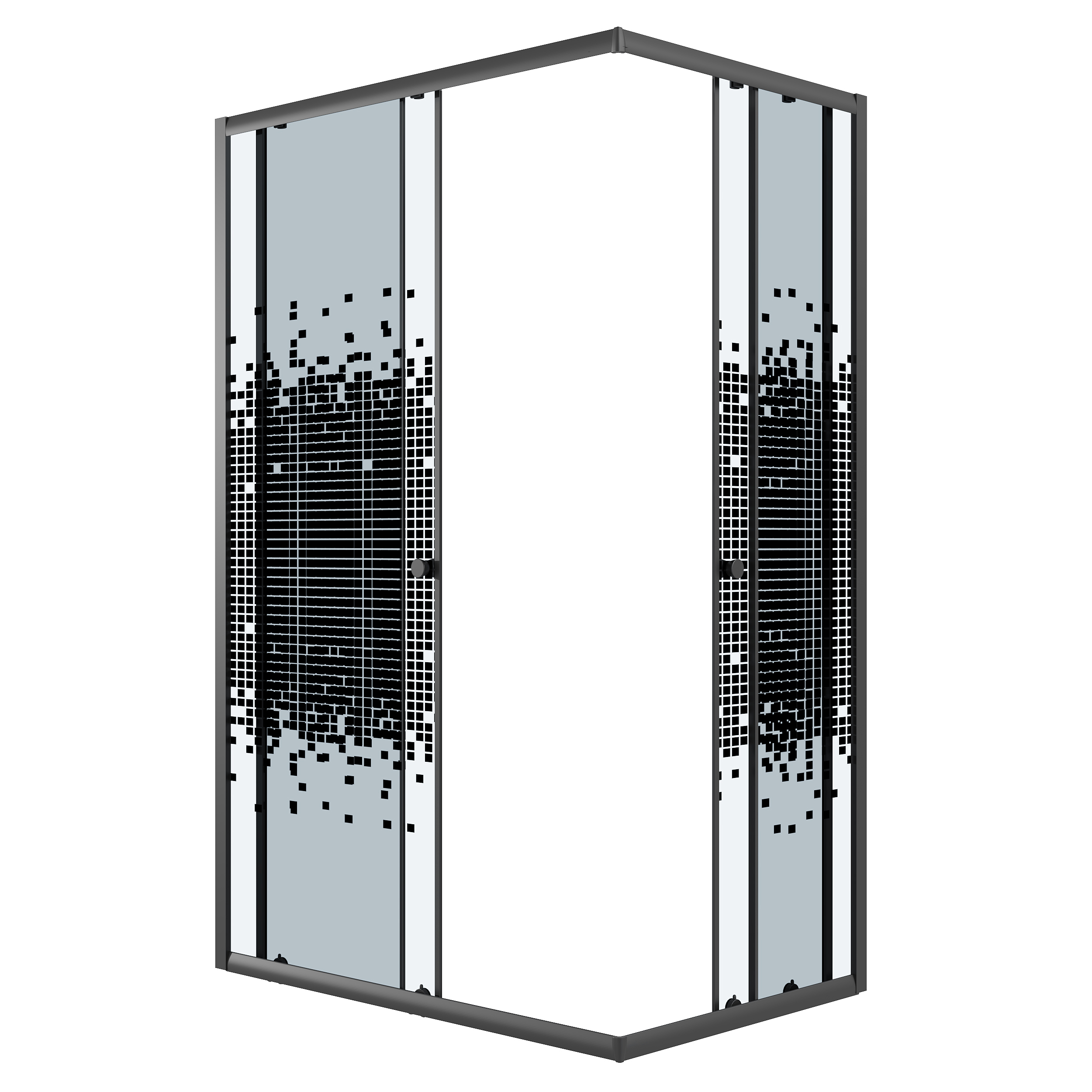 Изображение товара Душевой уголок Niagara Eco NG-1012-14QBLACK прямоугольник 120x80см черный профиль эффект стекла прозрачное закаленное стекло Изображение товара Душевой уголок Niagara Eco NG-1012-14QBLACK прямоугольник 120x80см черный профиль эффект стекла прозрачное закаленное стекло
