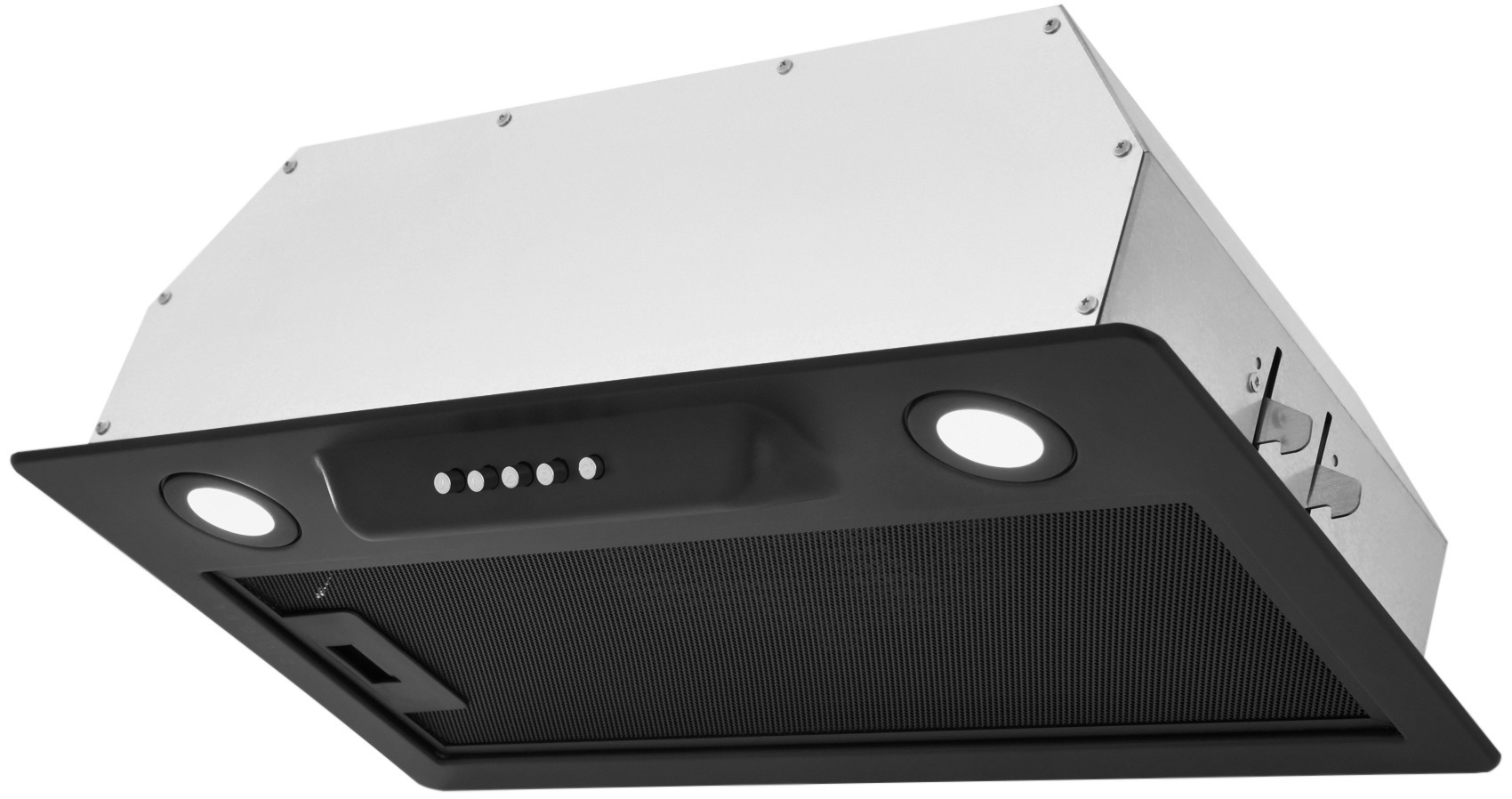 Изображение товара Встраиваемая вытяжка Zugel ZHI521B черная 52 см с LED освещением и алюминиевым фильтром