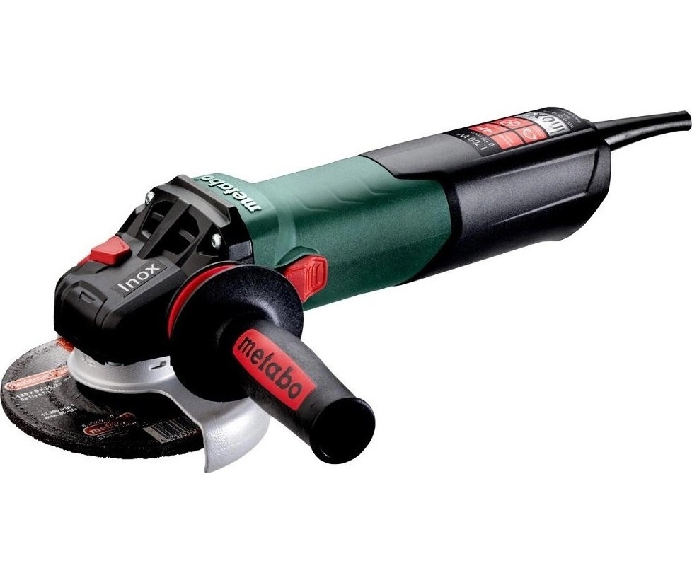 Изображение товара УГЛОВАЯ ШЛИФМашина Metabo WEV 17-125 Quick Inox 1700Вт 125мм