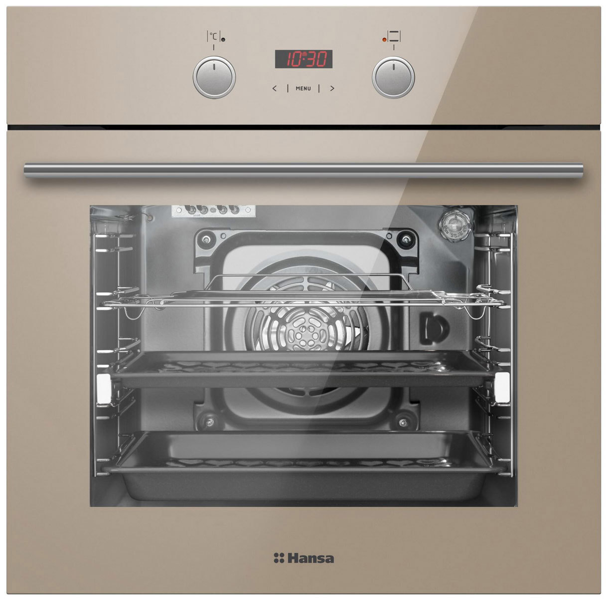 Изображение товара Встраиваемый духовой шкаф Hansa Boeb68433 с функциями конвекции и паровой очистки