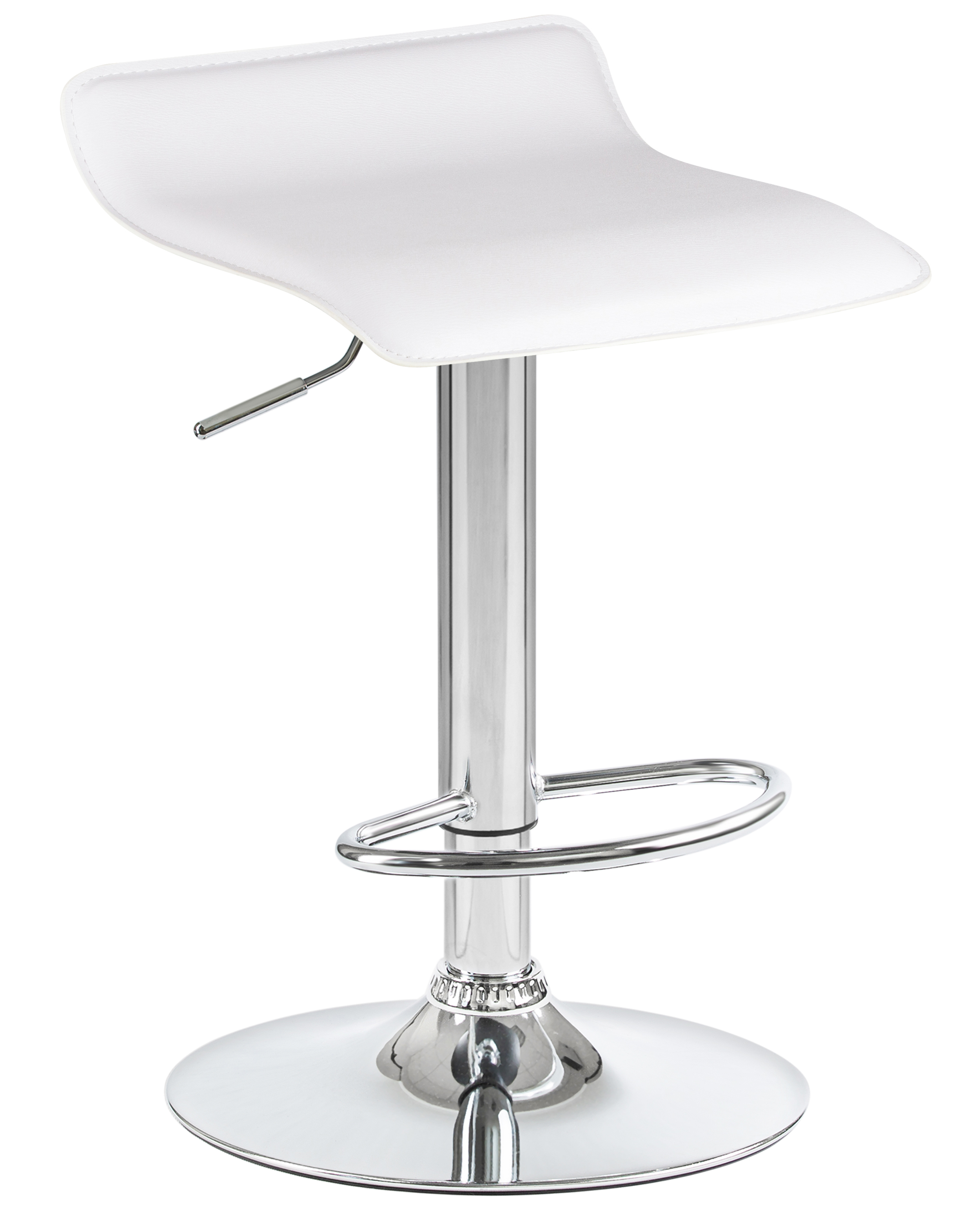 Изображение товара Барный стул Dobrin Tommy LM 38.5x83x40.5 см искусственная кожа цвет белый