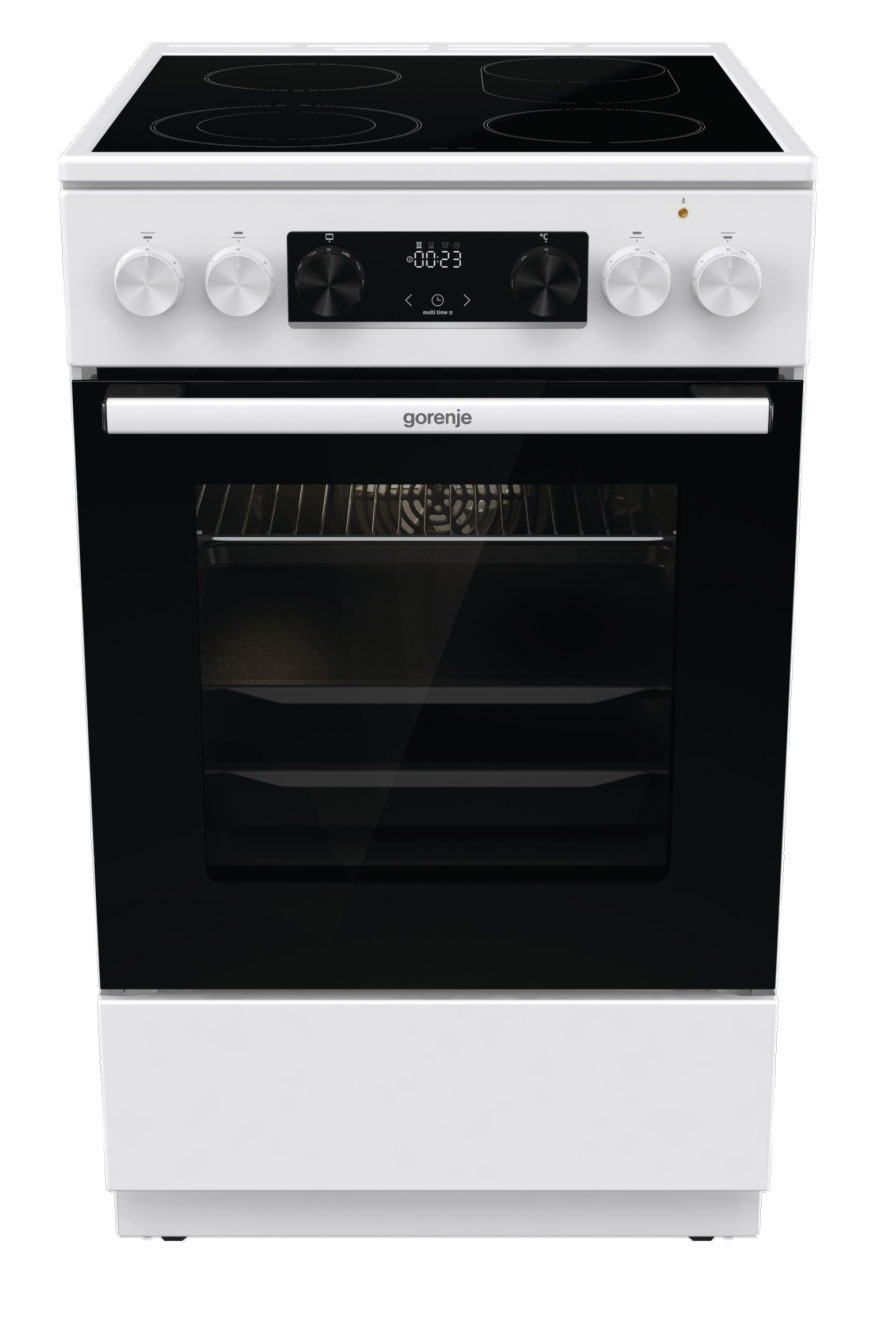 Изображение товара Электрическая плита Gorenje GECS5C70WA 50x85 см с духовкой и сенсорным управлением