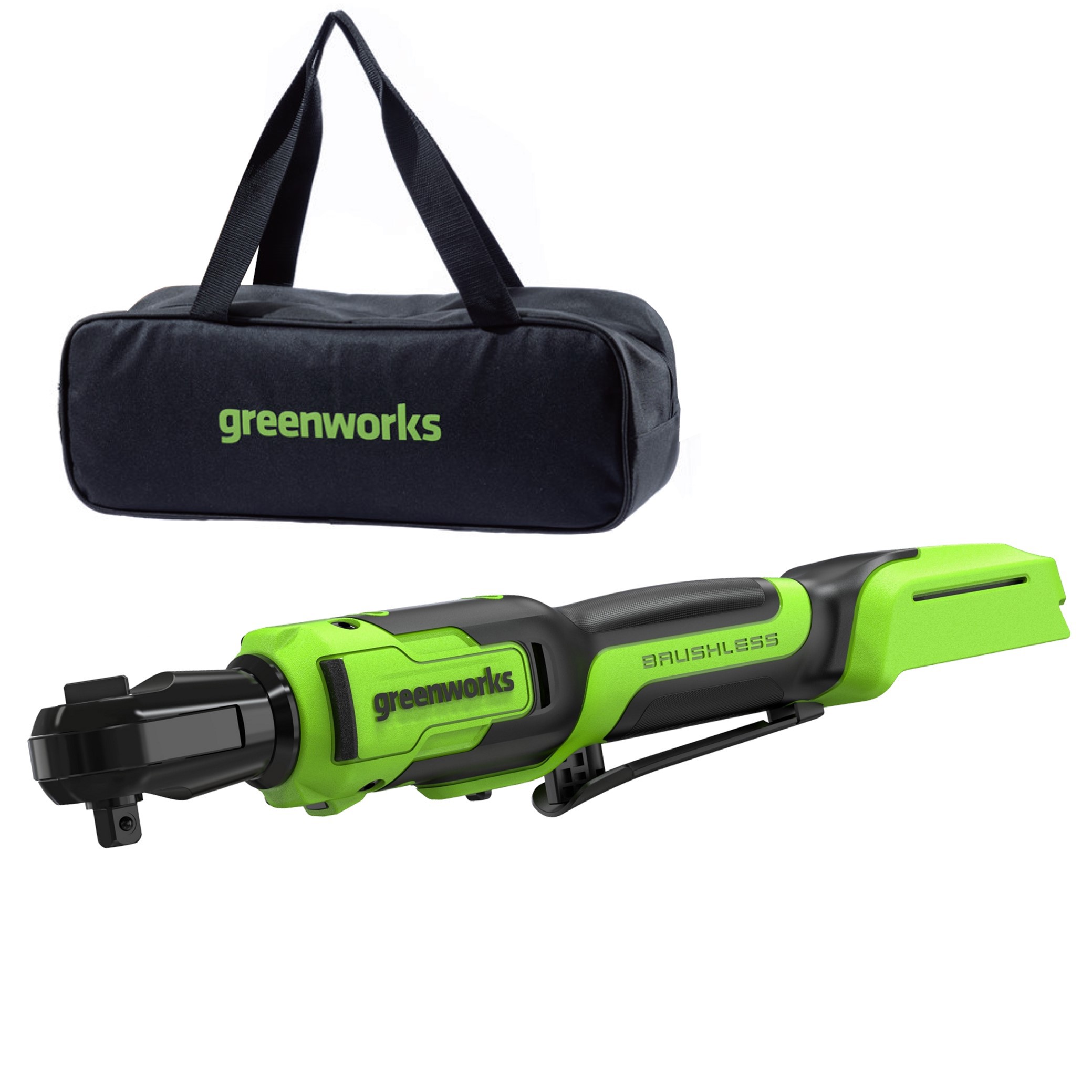 Изображение товара Гайковерт аккумуляторный Greenworks GD24RW 24 В, 80 Нм