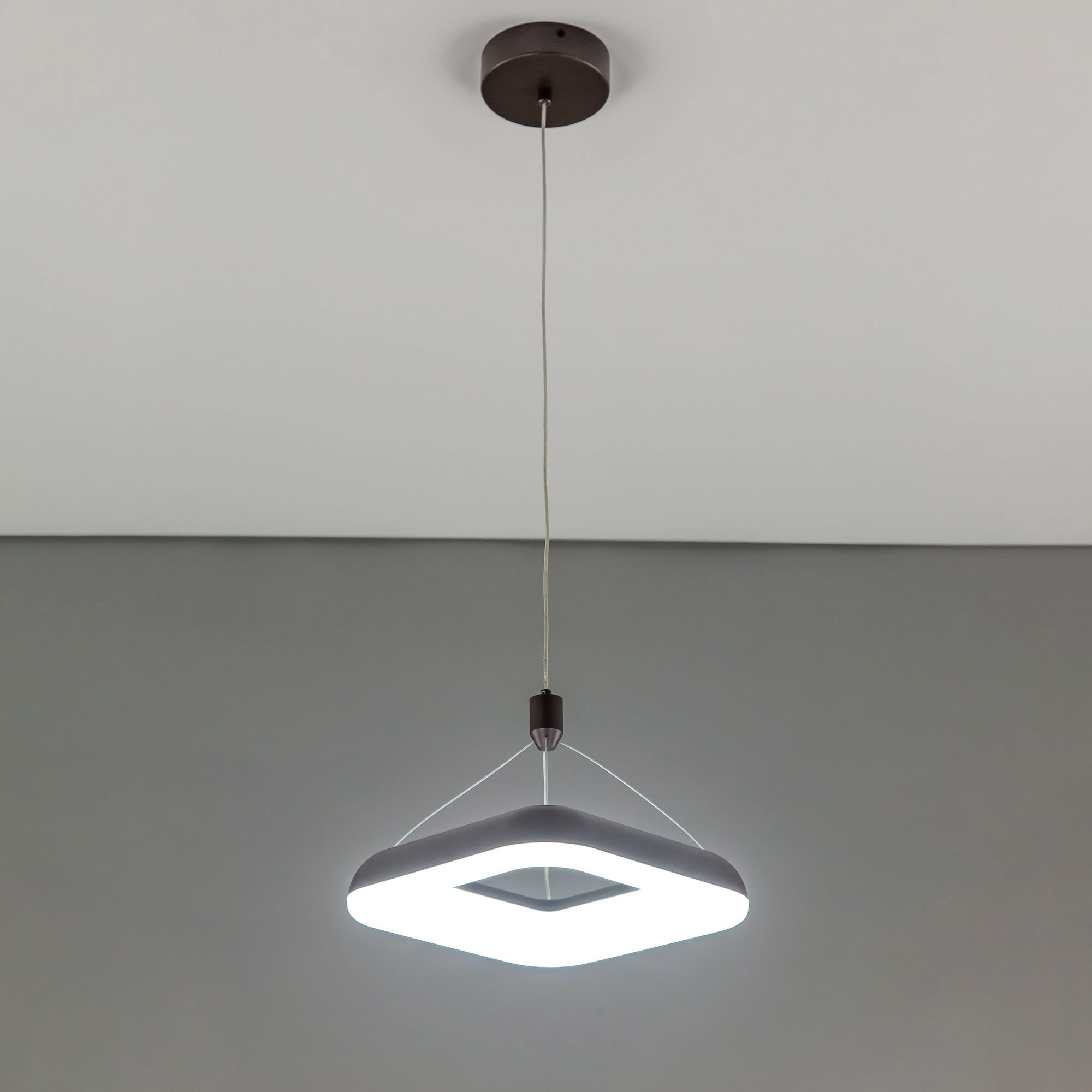 Изображение товара Светильник подвесной светодиодный Накладное кольцо для точечного светильника Citilux Паркер CL225B215 4.5 м² цвет венге