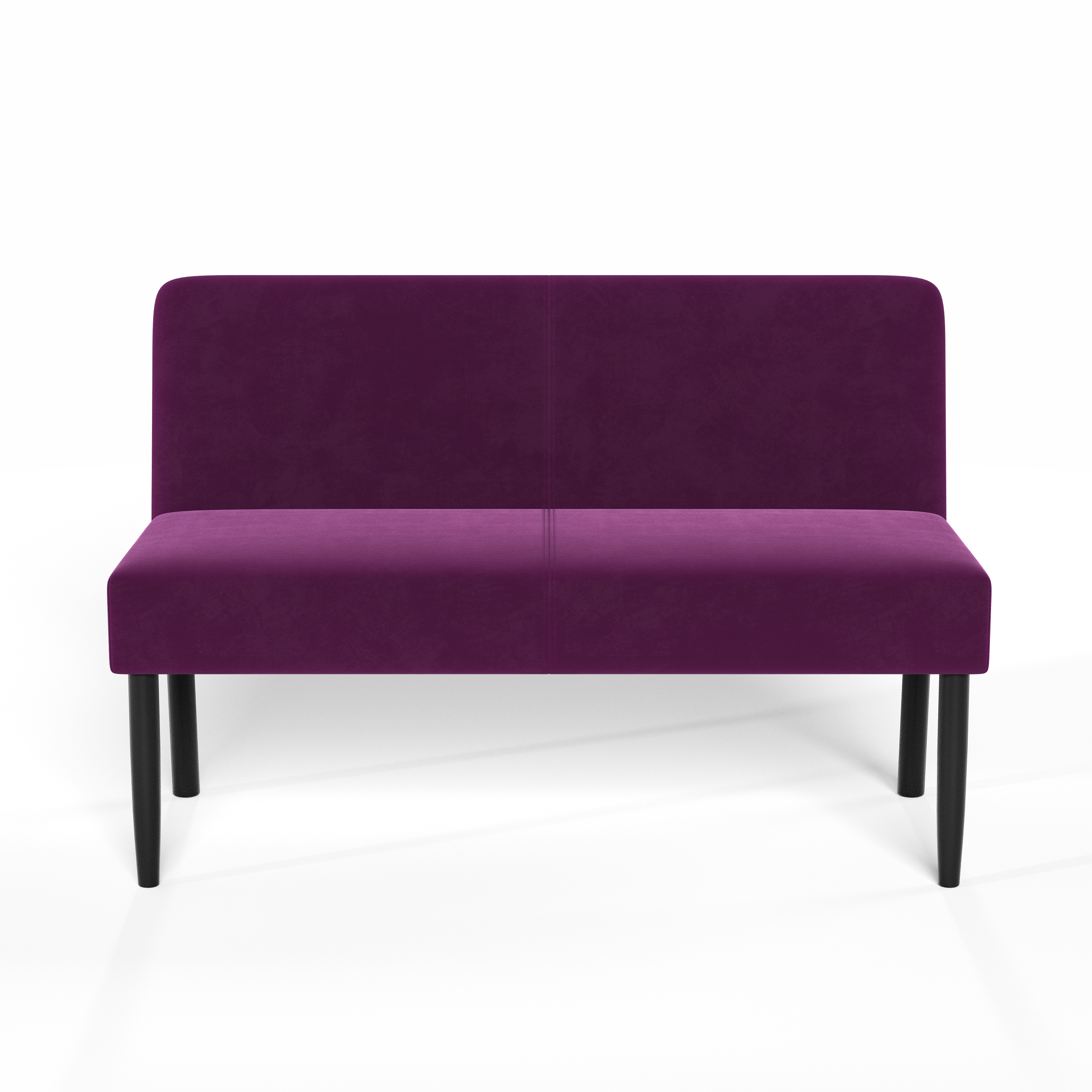 Изображение товара Компактный диван Мюнхен 120x78x57 см велюр фиолетовый для интерьера
