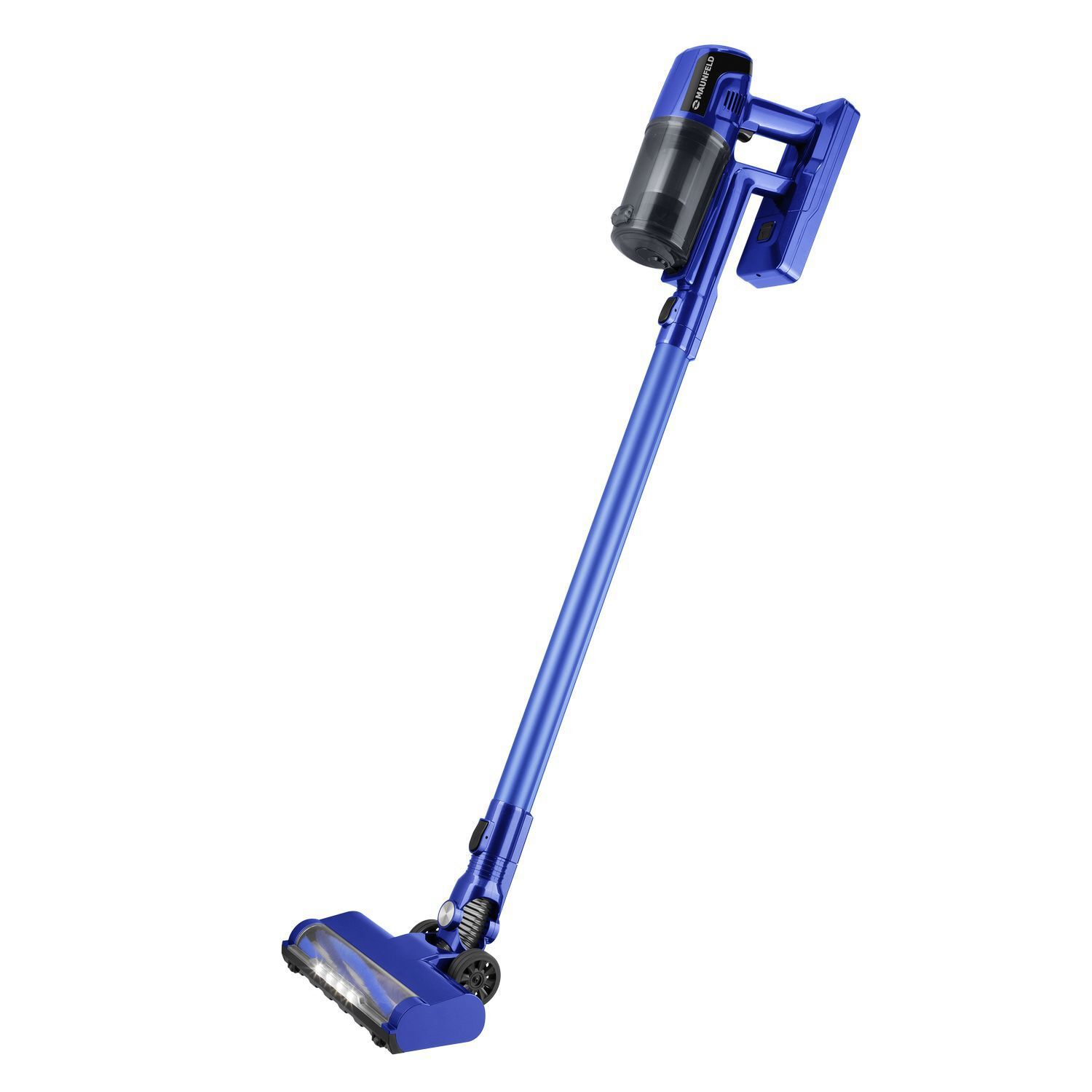 Изображение товара Вертикальный беспроводной пылесос MAUNFELD MF-2032BL PRO 200Вт HEPA фильтр синий
