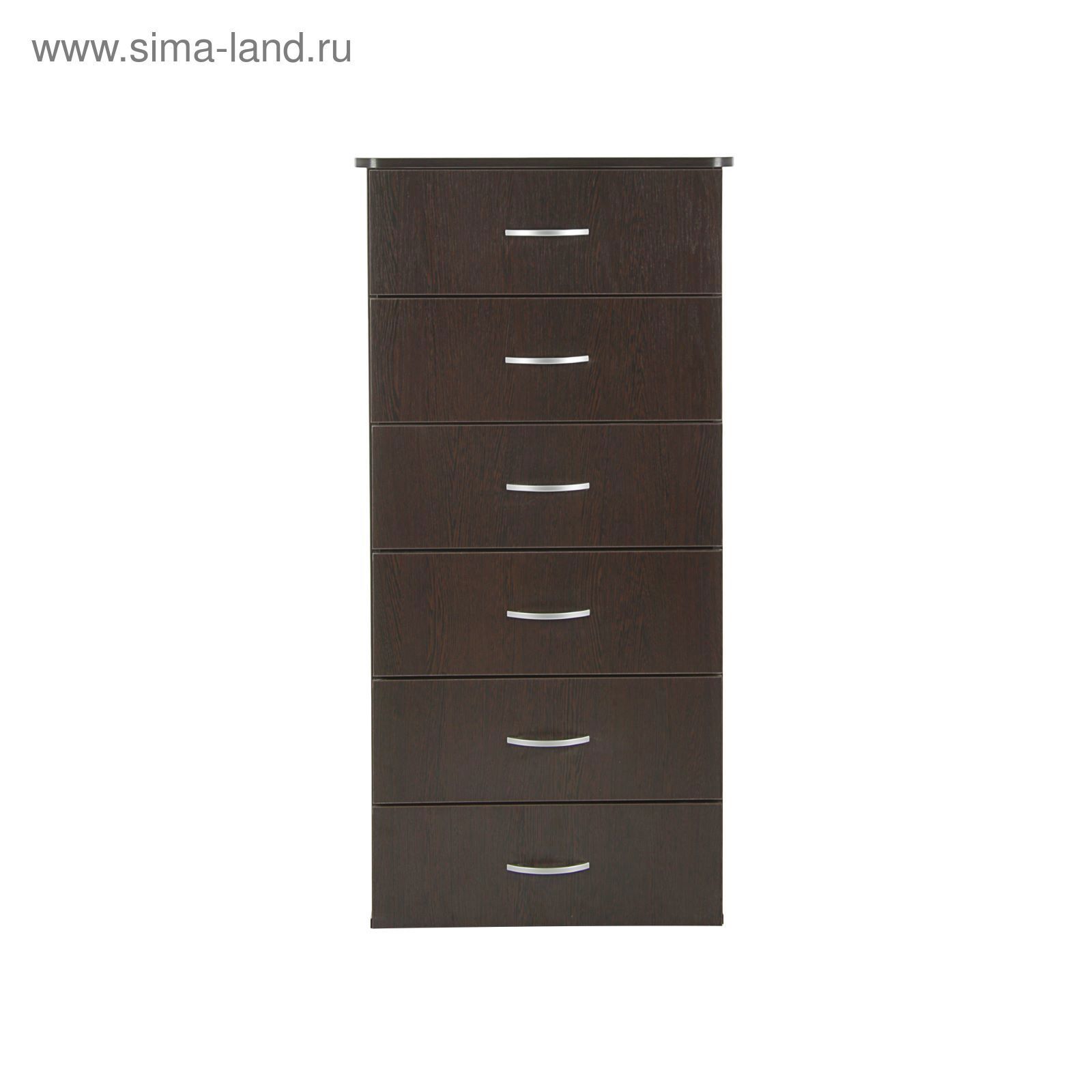 Изображение товара Комод Клик мебель 2458962 3 ящика 60x45x125 см ЛДСП цвет черный