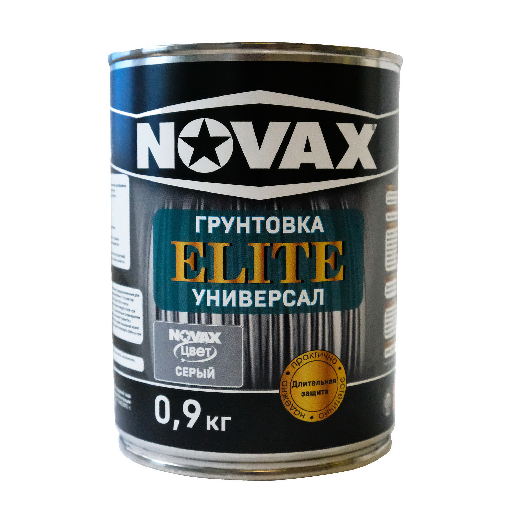 Изображение товара Грунтовка NOVAX Elite универсал серый 0.9 кг для металла и дерева Изображение товара Грунтовка NOVAX Elite универсал серый 0.9 кг для металла и дерева