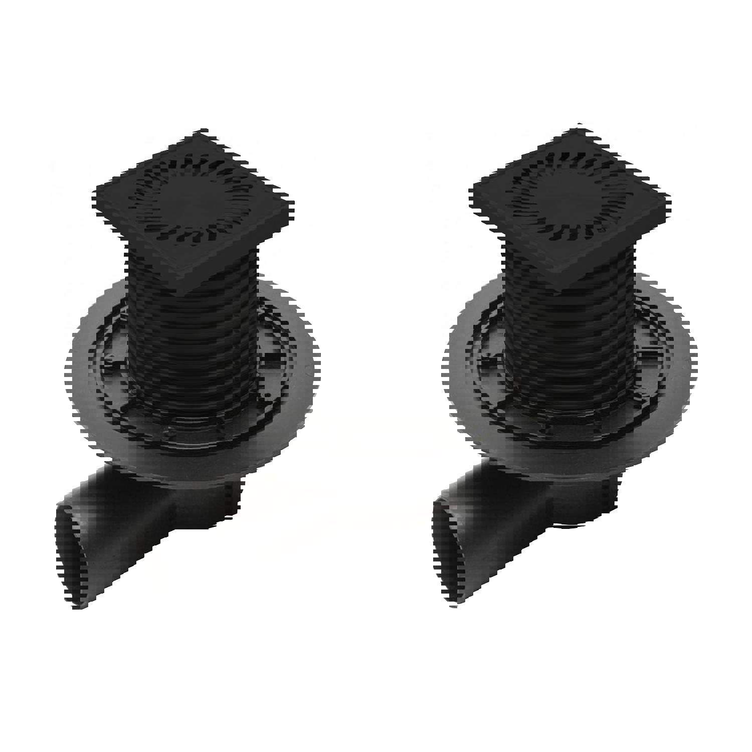 Изображение товара Душевой трап MCH 381 AC с мокрым затвором 22x24.5 см пластиковый для пола