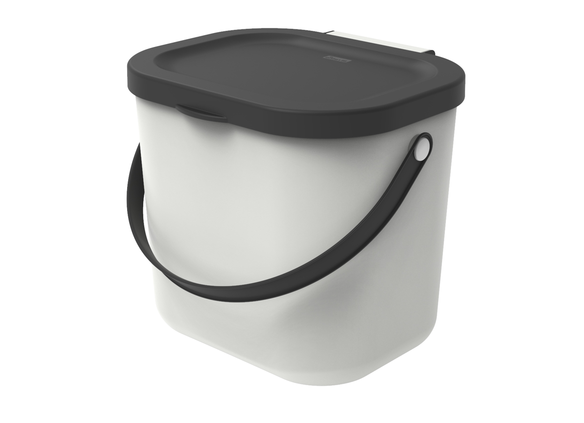 Изображение товара Контейнер для сортировки мусора Rotho Albulino бежевый 6 л 1030301023