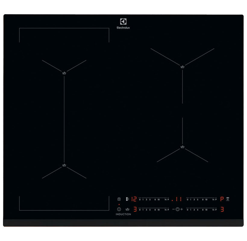 Изображение товара Электрическая варочная панель Electrolux EIS62449 59 см 4 конфорки цвет черный