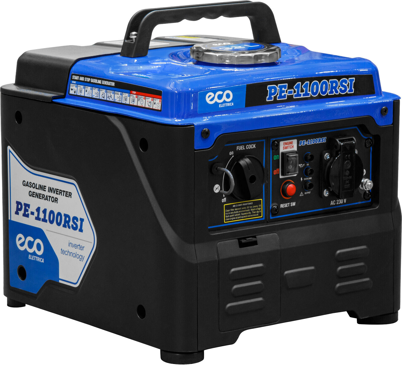 Изображение товара Бензиновый инверторный генератор ECO PE-1100RSI 1 кВт малый и мощный