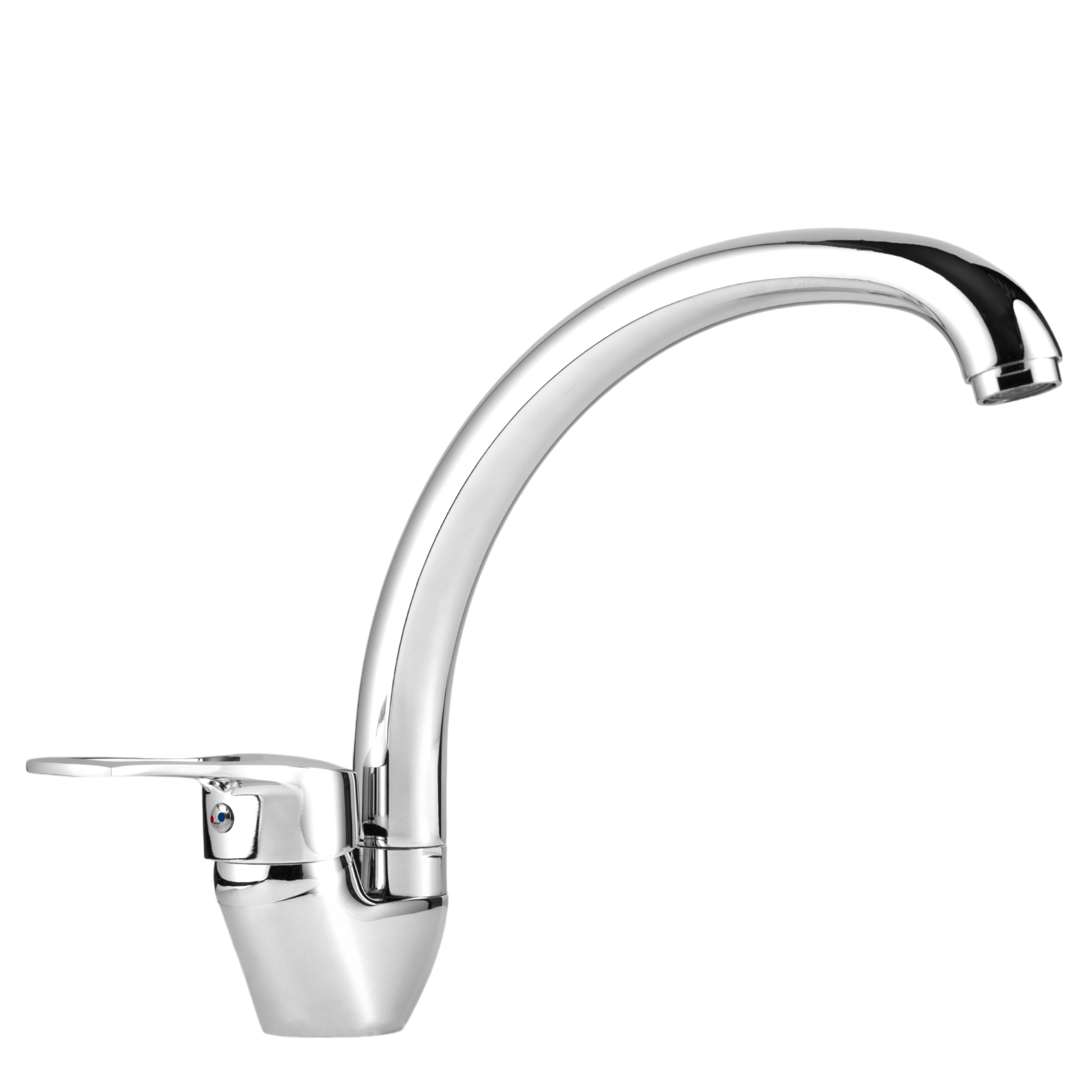 Изображение товара Смеситель для кухни Potato P59217 с поворотным изливом и глянцевым покрытием