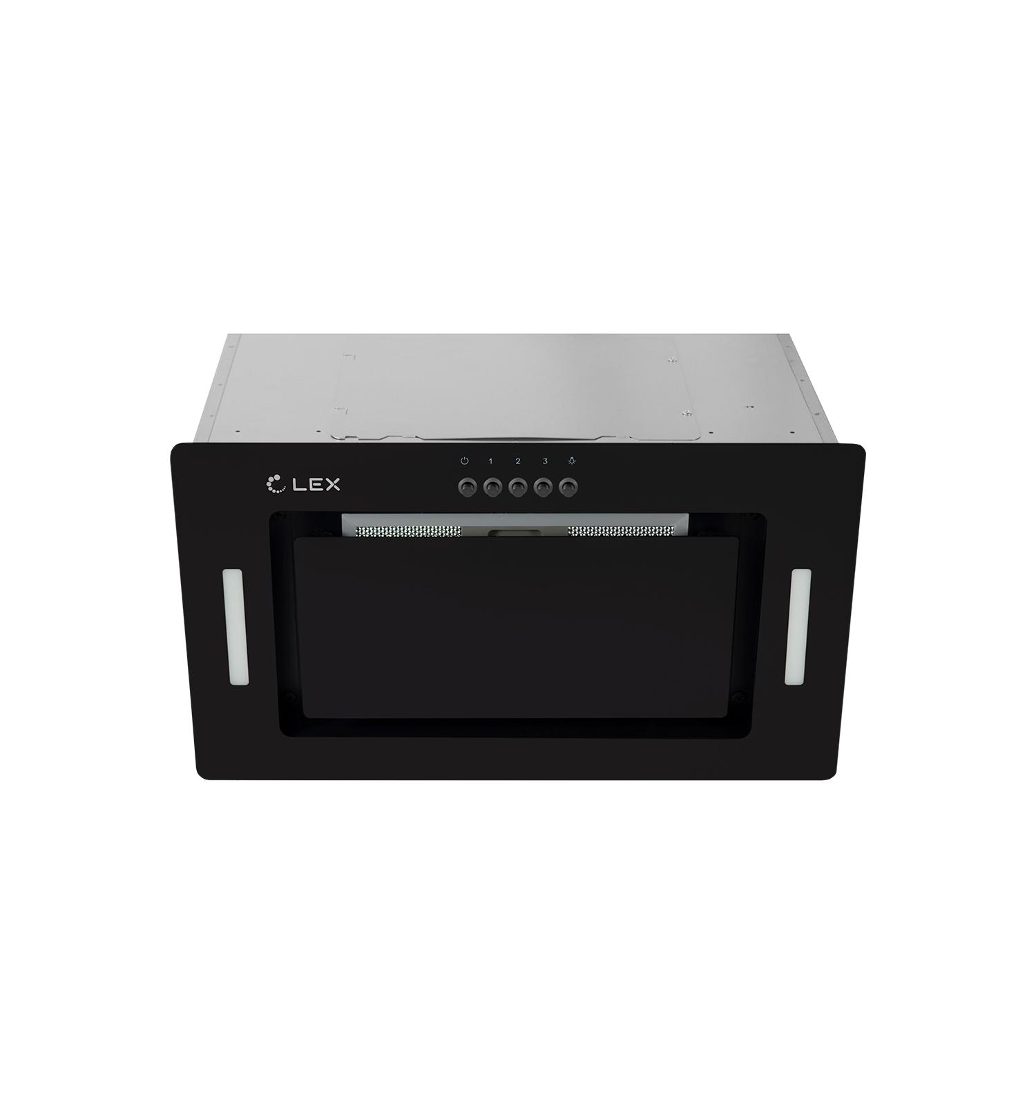 Изображение товара Встраиваемая вытяжка Lex Gs Bloc G 600 Black 60 см с люминесцентной подсветкой